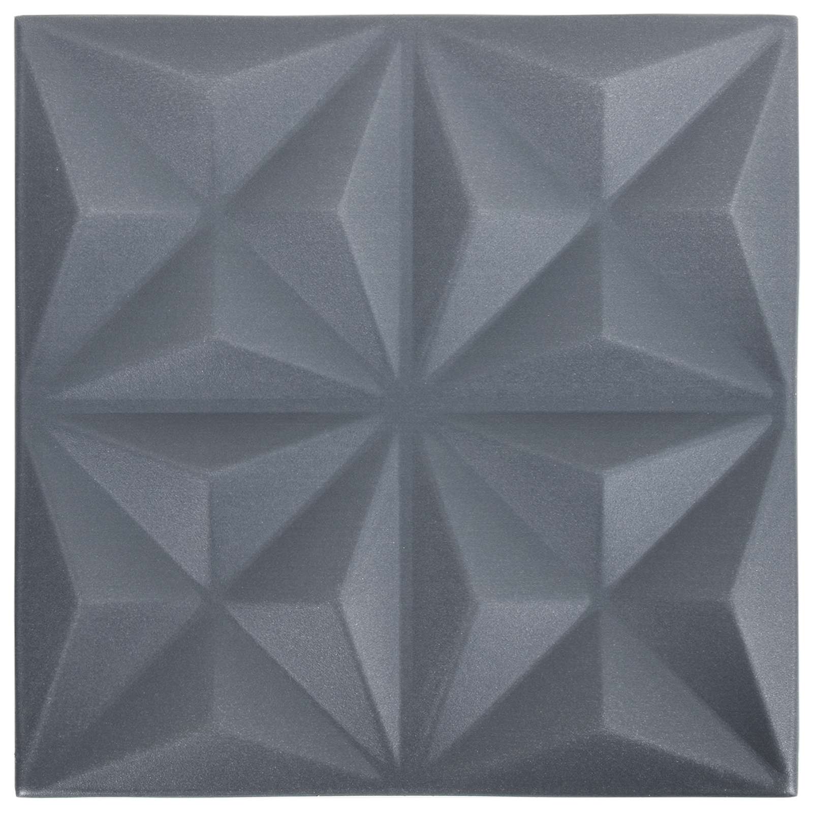 Fali panelek 24 pcs origami szürke 50 x 50 cm xps hab