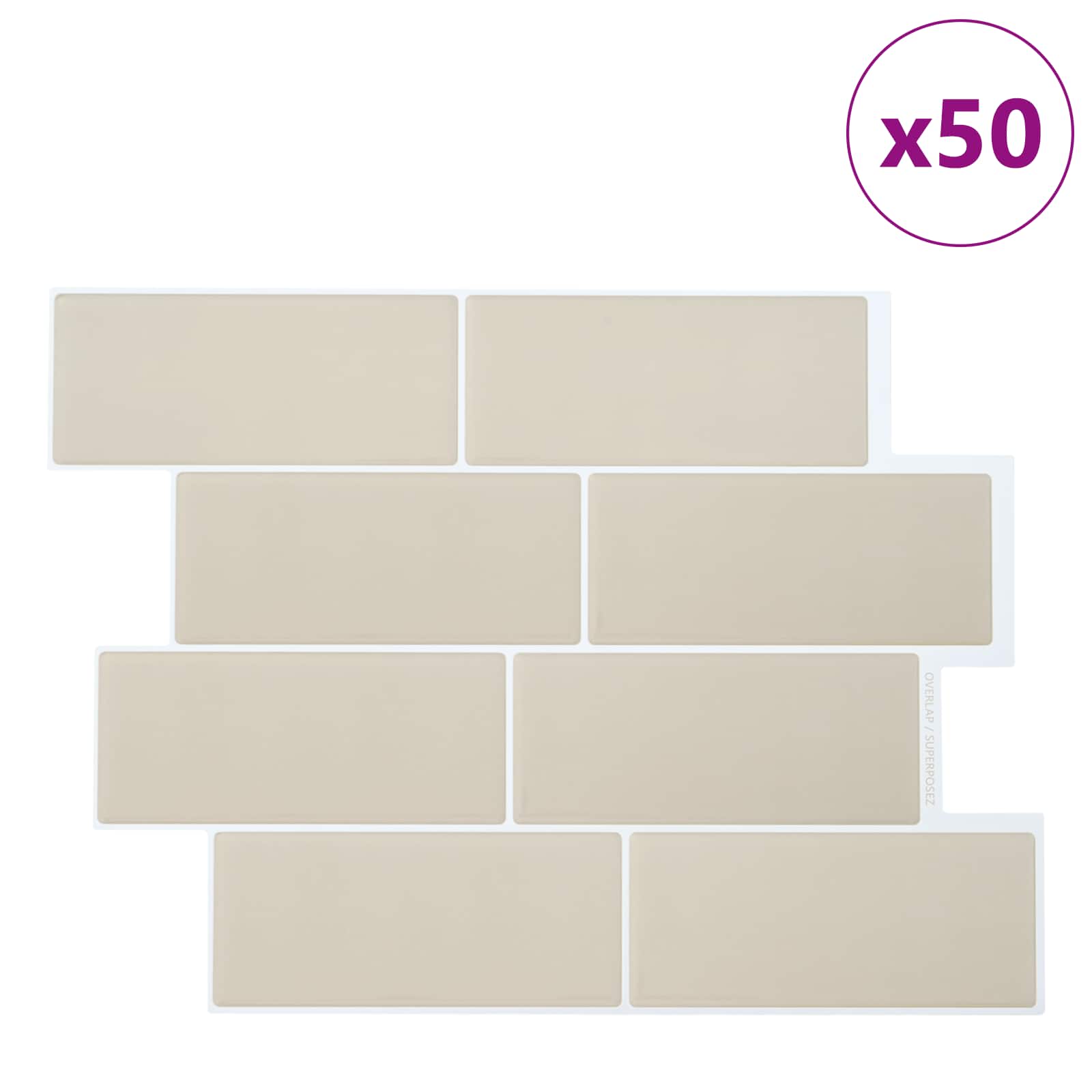 Metrócsempe 50 pcs bézs 29 x 21 cm poliuretán és pet