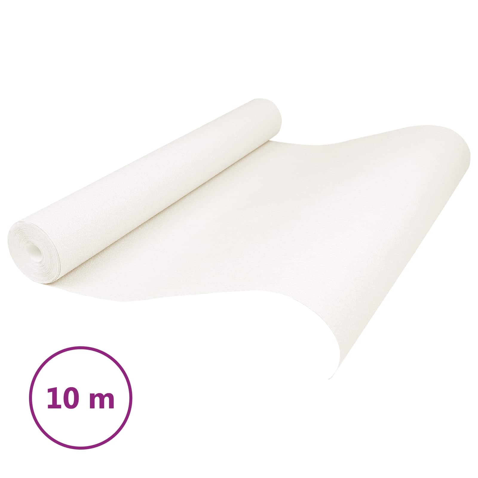 3d szilárd tapéta csíkos krémfehér 10 x 0,53 m nem szőtt szövet
