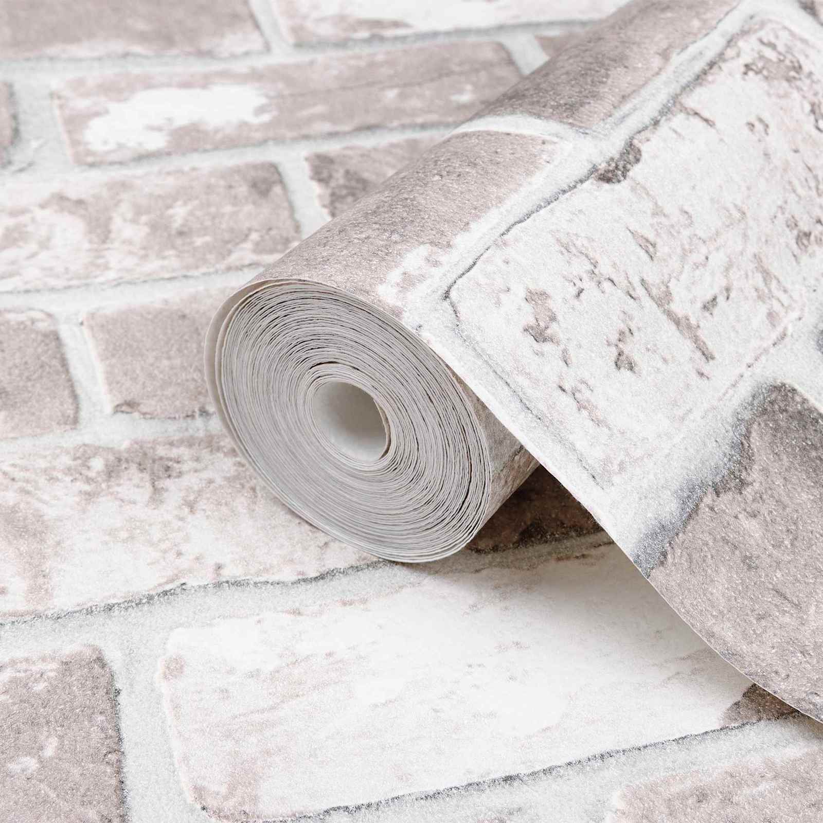 3d szilárd tapéta csíkos tégla 10 x 0,53 m nem szőtt szövet