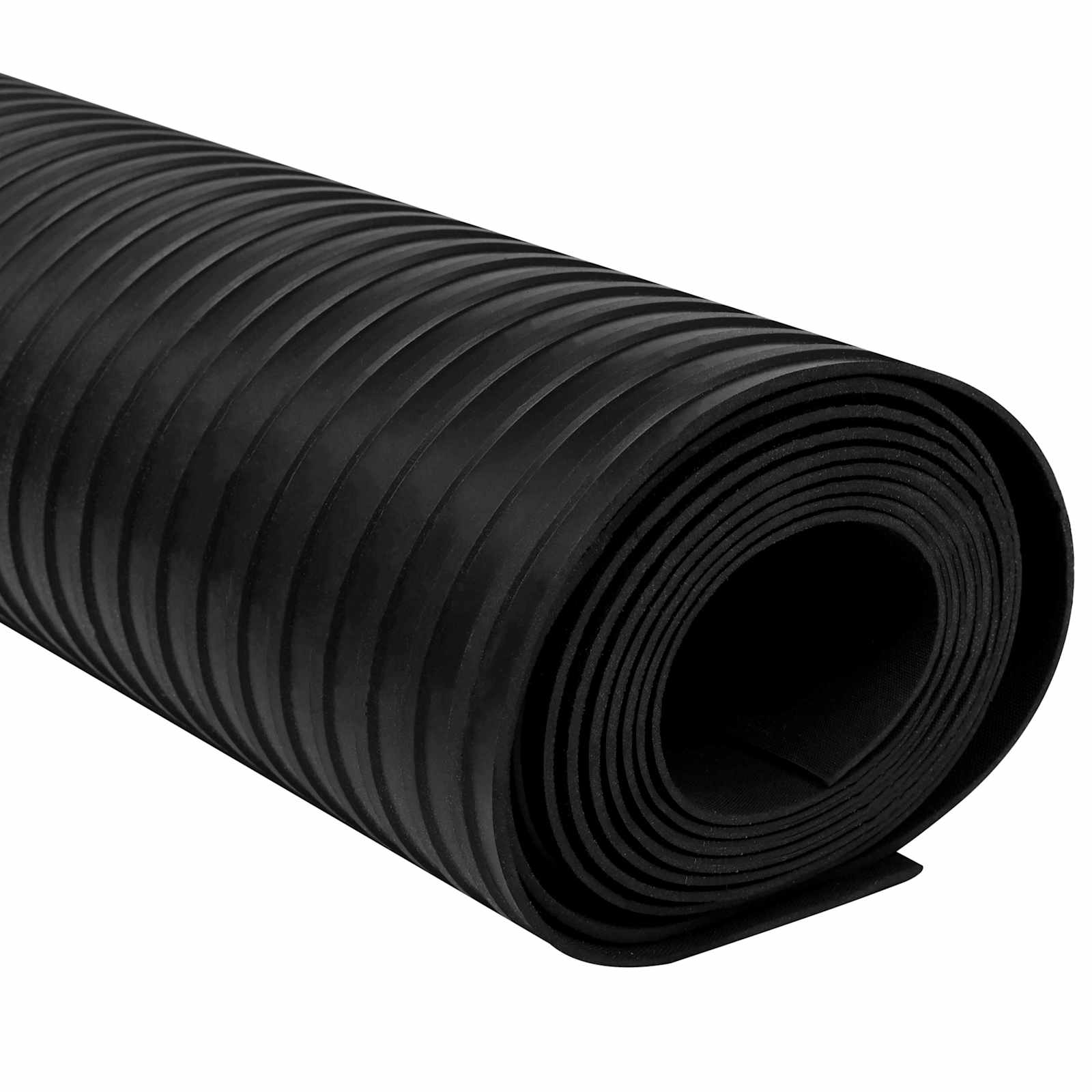 Padló szőnyeg fekete 1,5 x 2 m gumi
