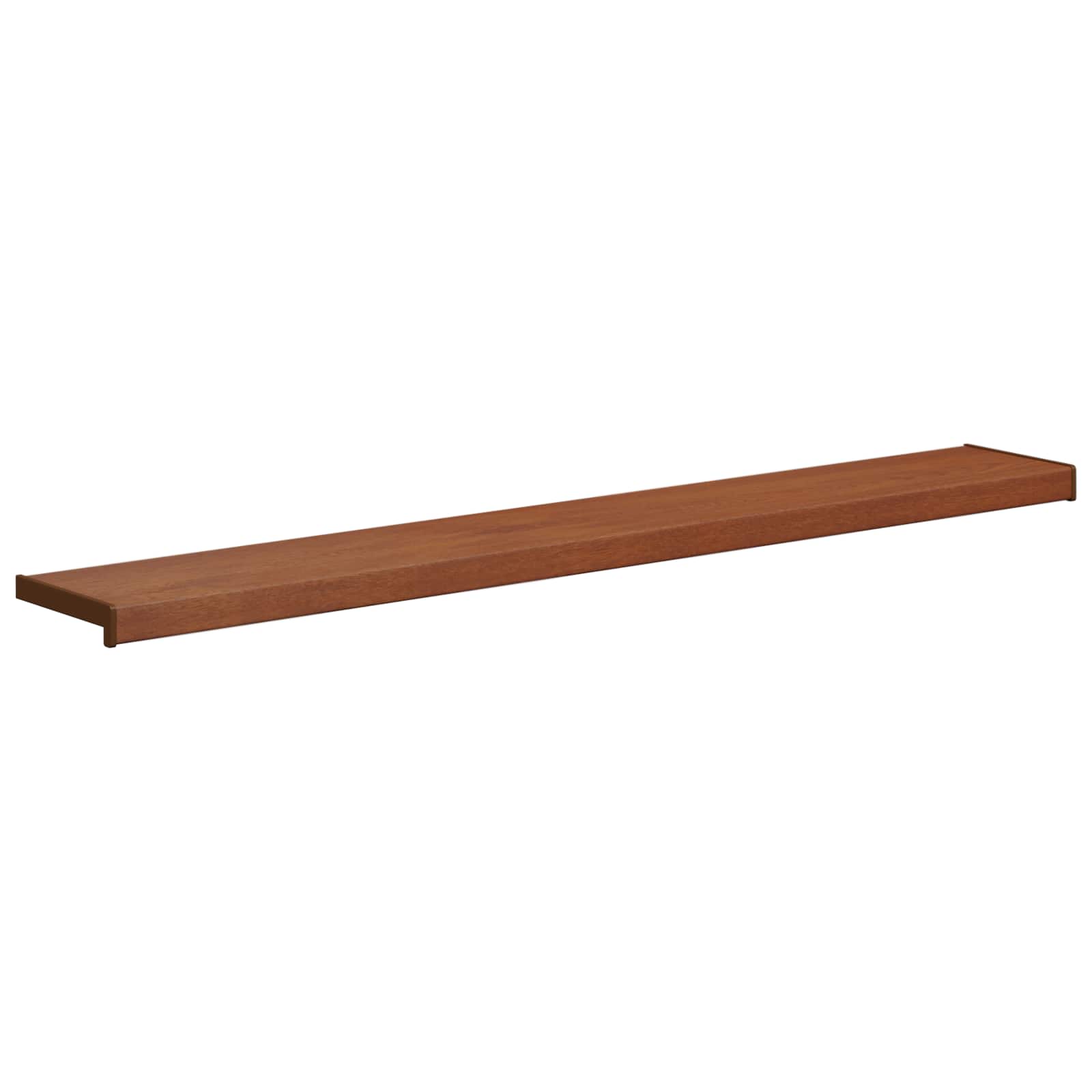 Ablakpárkány barna fa 140 x 25 x 4,5 cm pvc