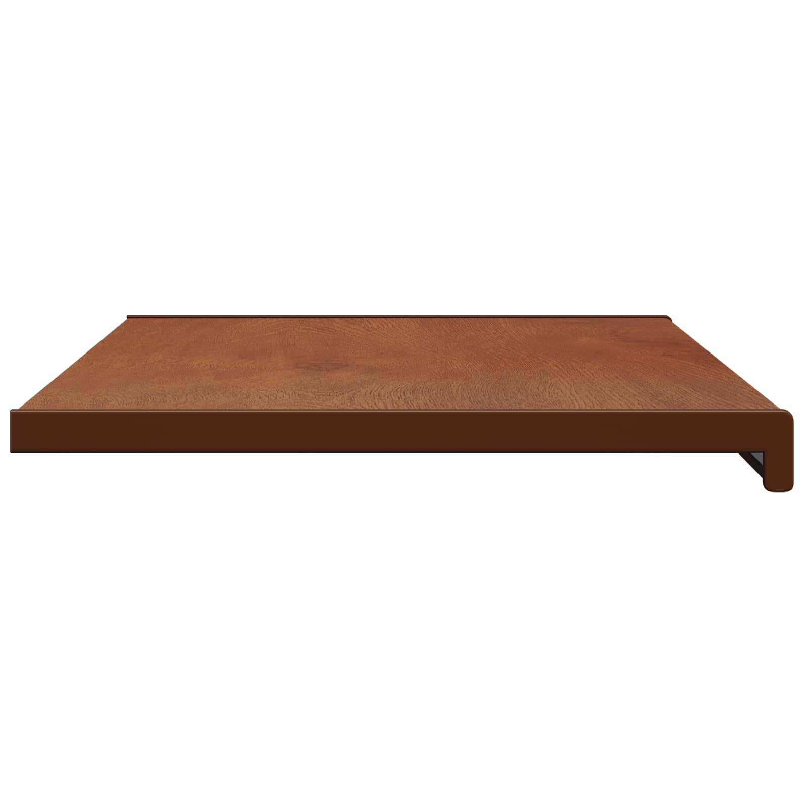 Ablakpárkány barna fa 60 x 40 x 4,5 cm pvc