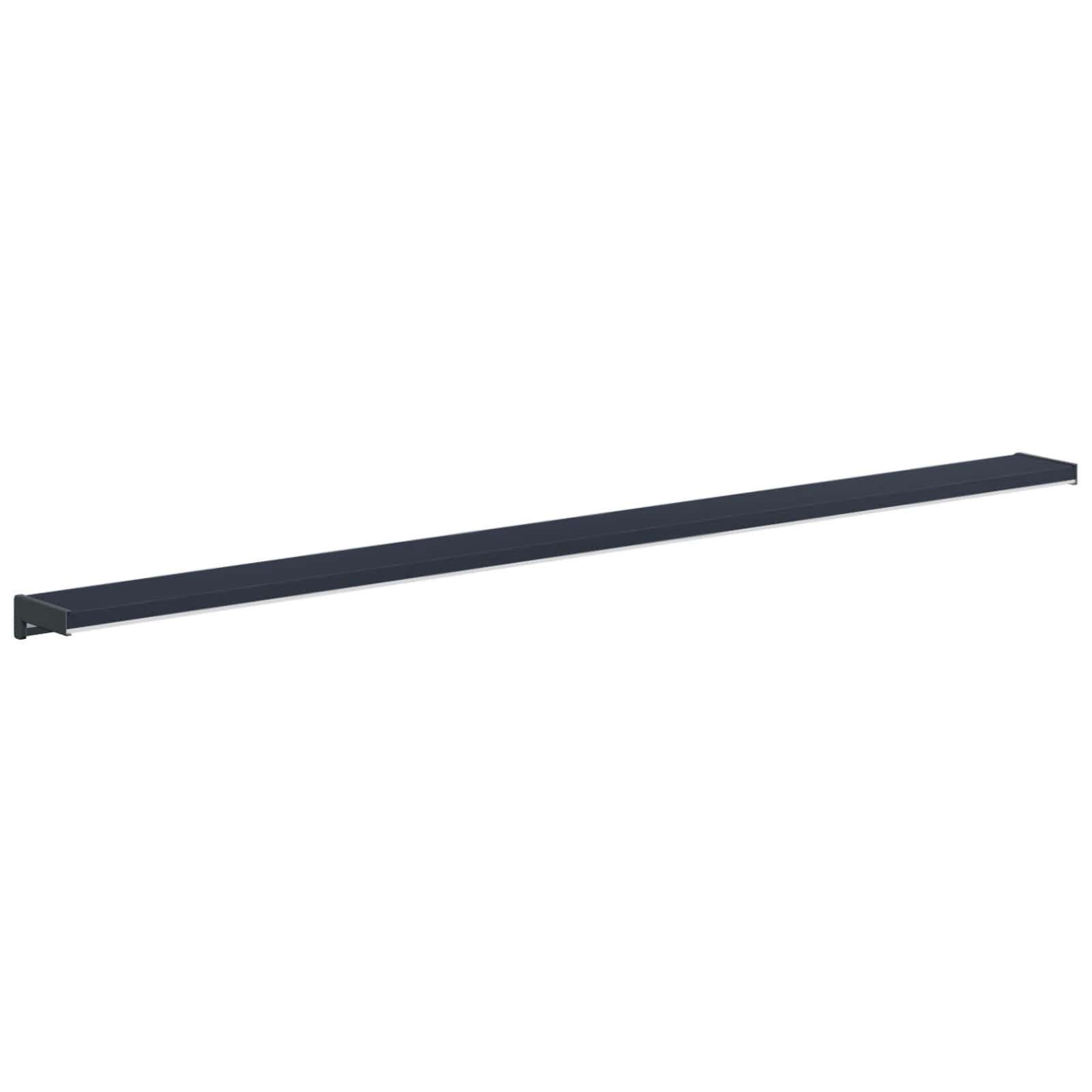 Ablakpárkány antracit fa erezettel 120 x 10 x 4,5 cm pvc