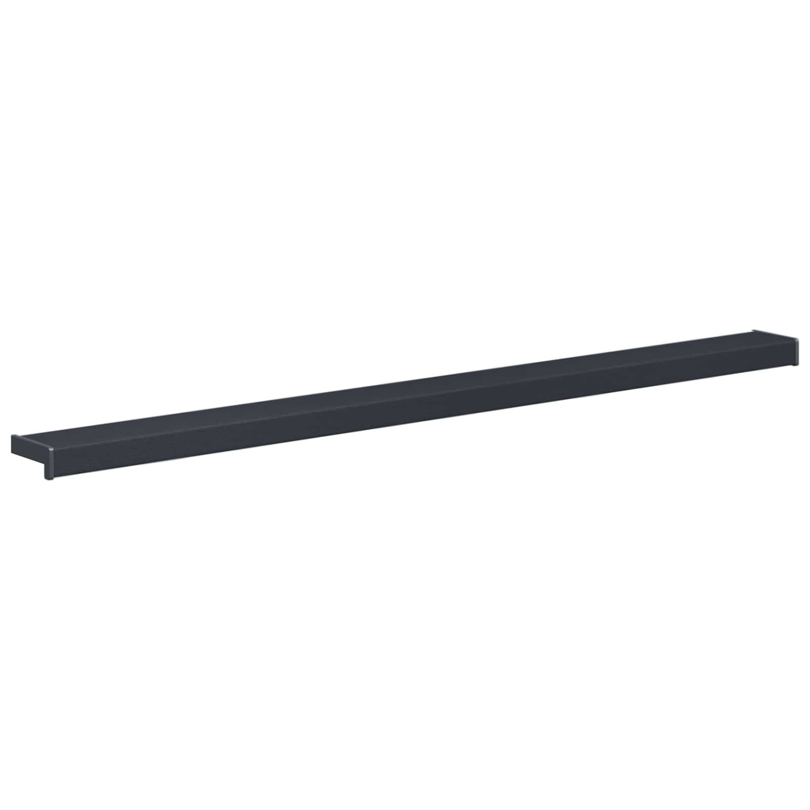 Ablakpárkány antracit fa erezettel 120 x 10 x 4,5 cm pvc