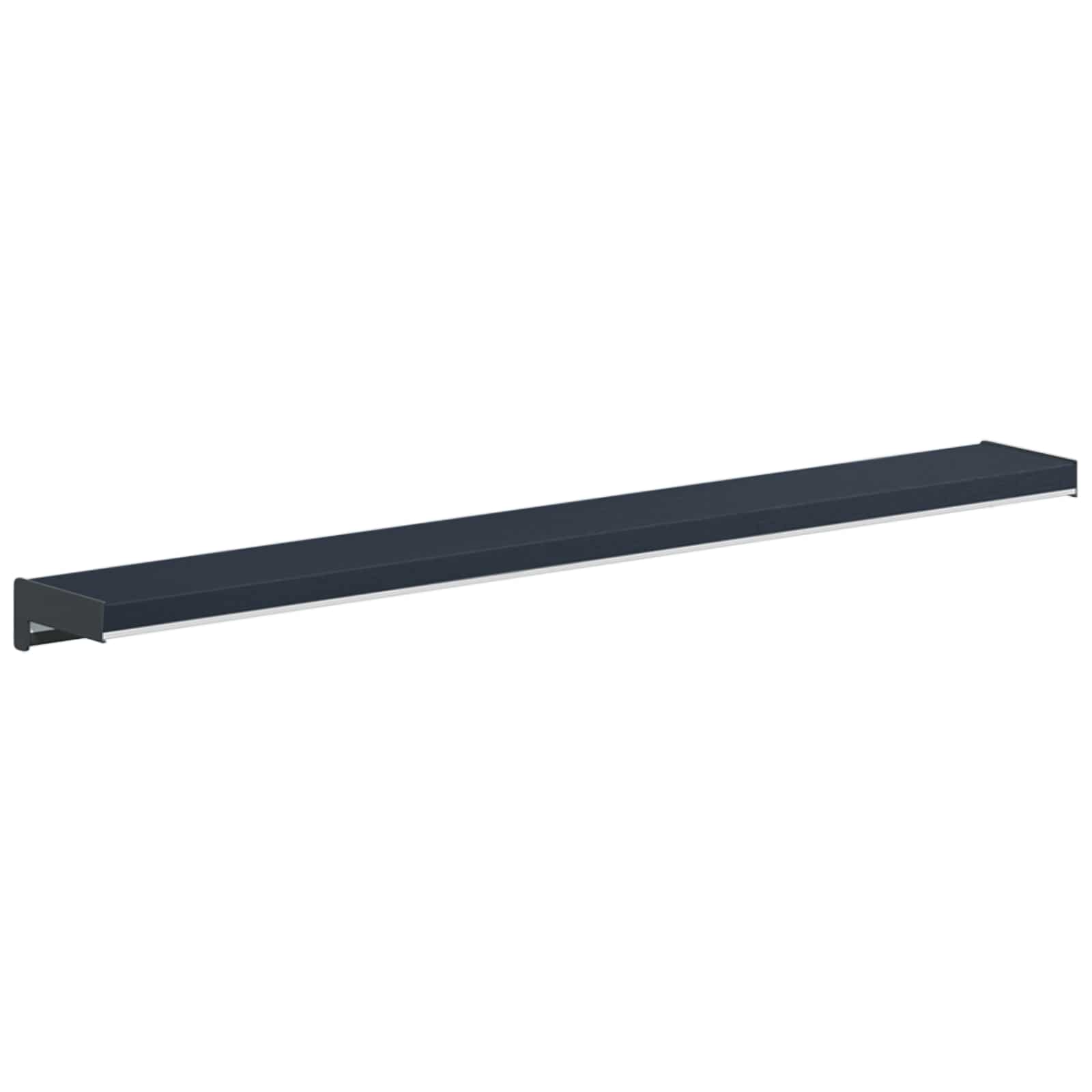 Ablakpárkány antracit fa erezettel 100 x 15 x 4,5 cm pvc