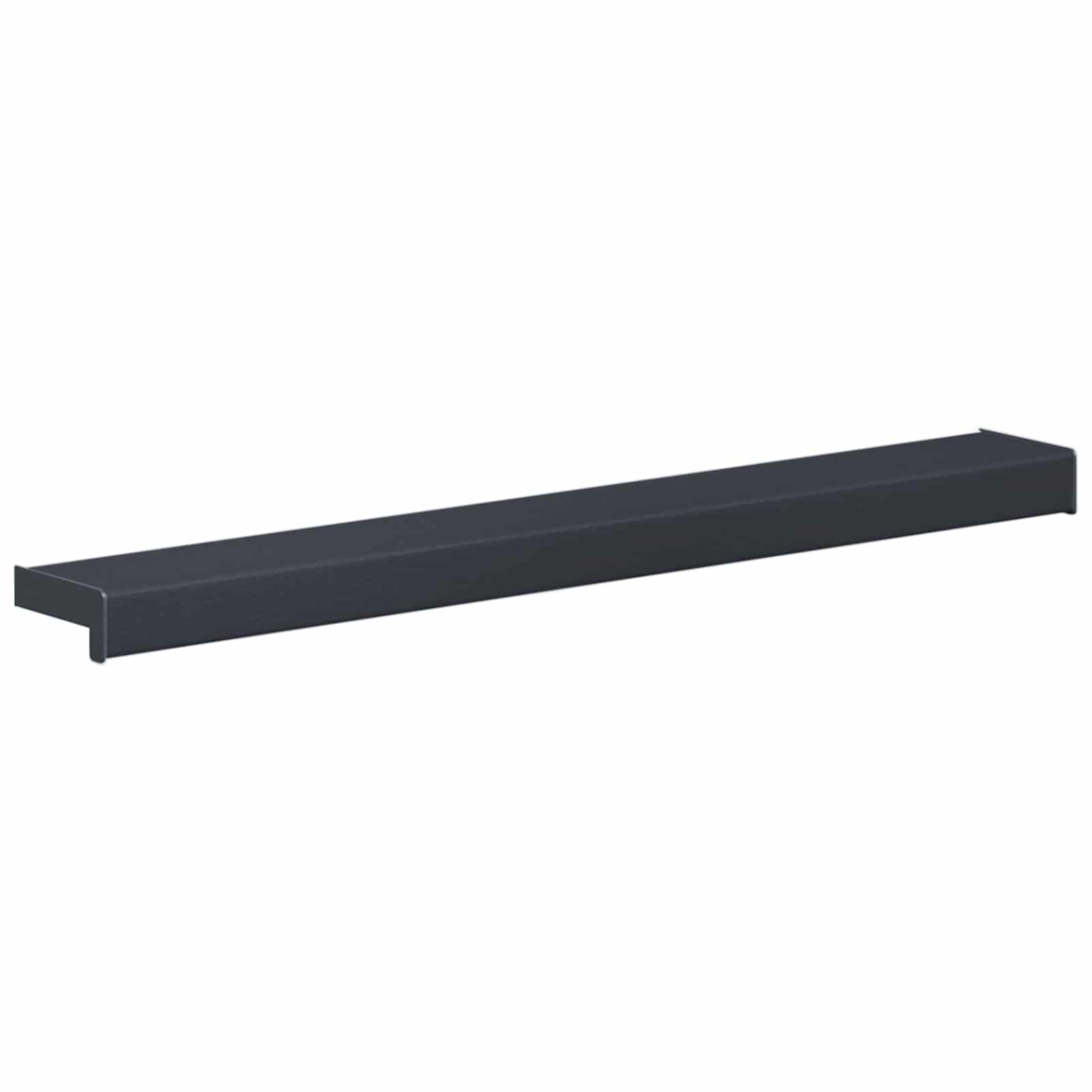 Ablakpárkány antracit fa erezettel 100 x 15 x 4,5 cm pvc