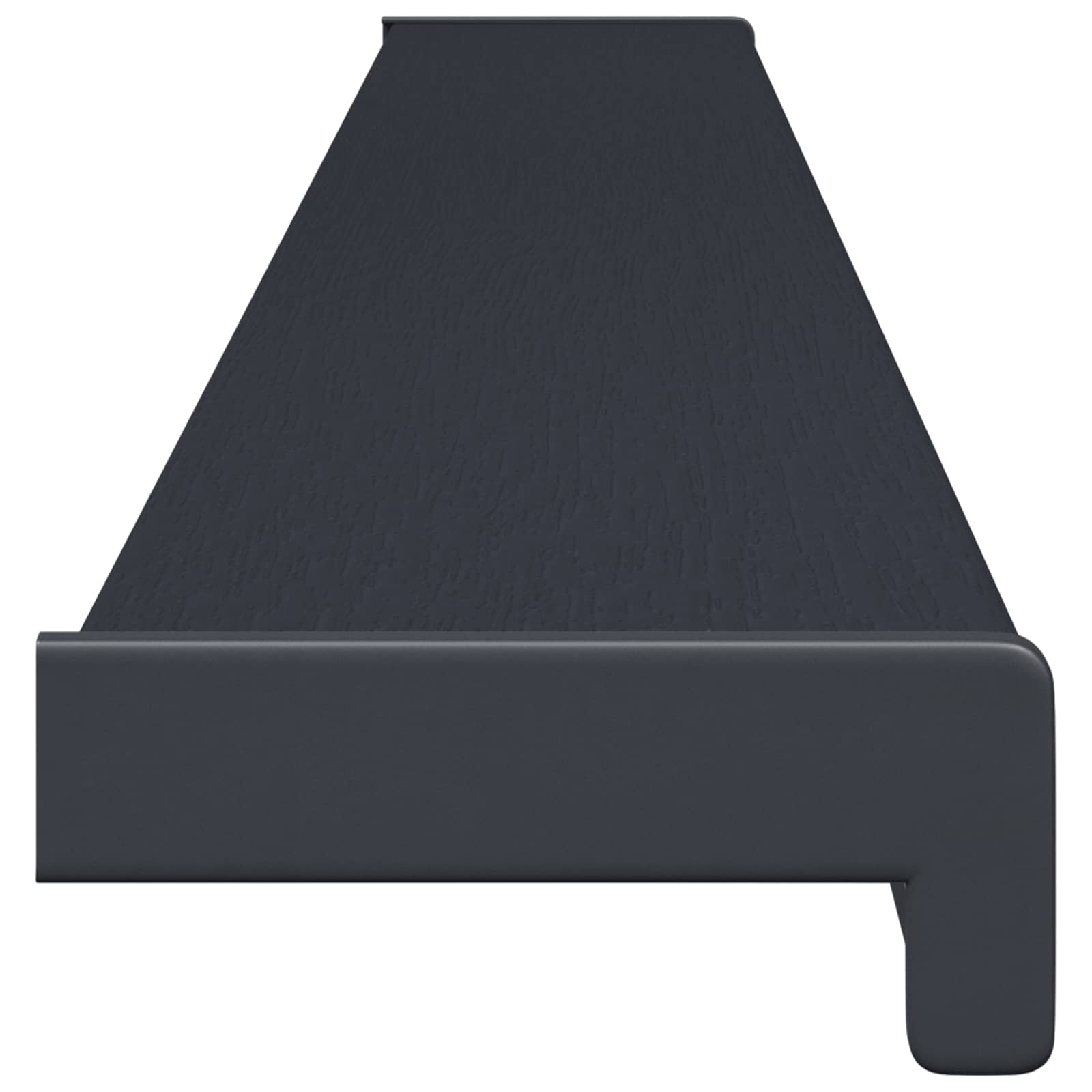 Ablakpárkány antracit fa erezettel 120 x 15 x 4,5 cm pvc