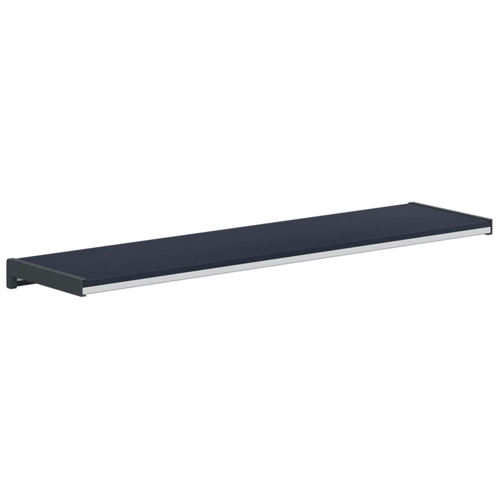 Ablakpárkány antracit fa erezettel 100 x 25 x 4,5 cm pvc