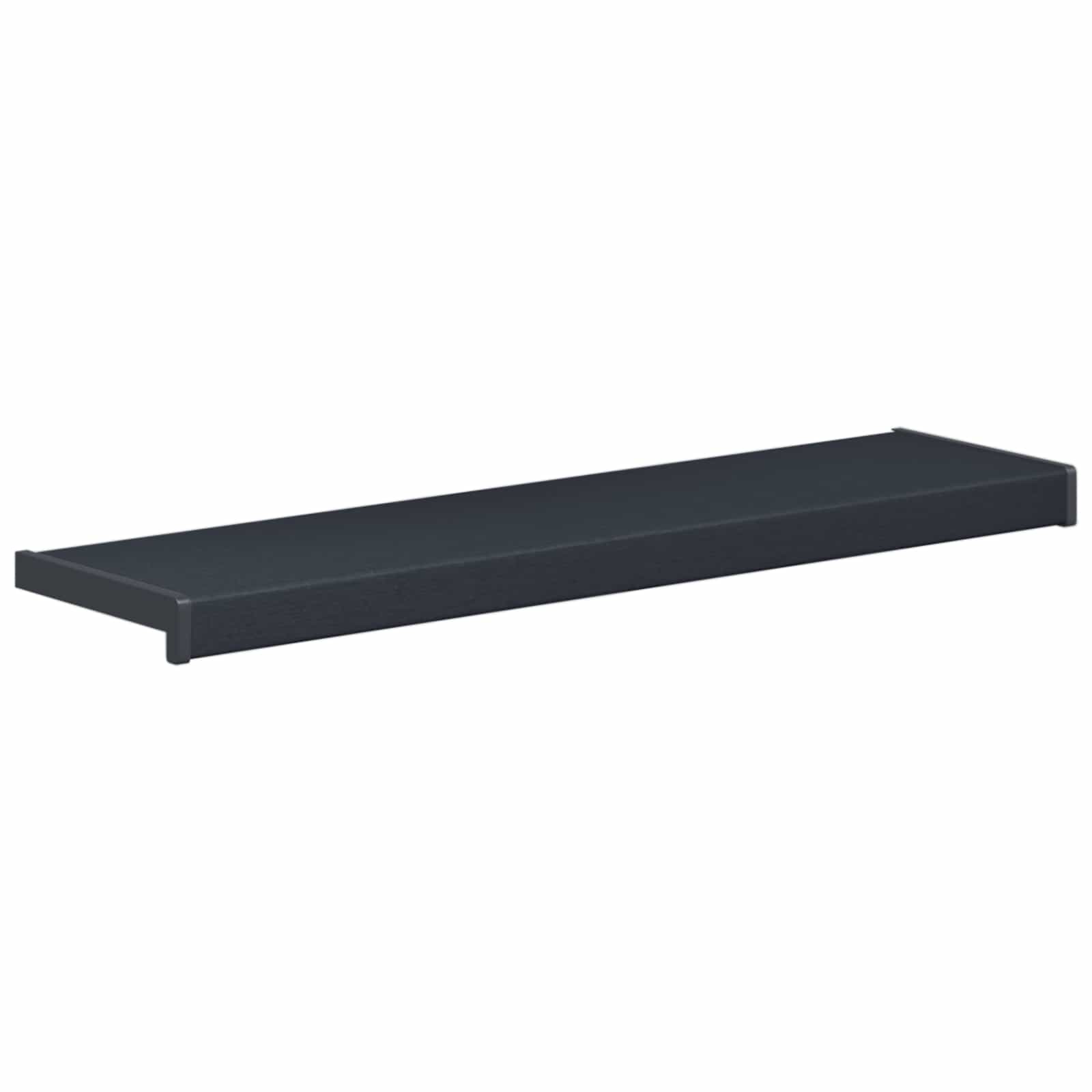 Ablakpárkány antracit fa erezettel 100 x 25 x 4,5 cm pvc