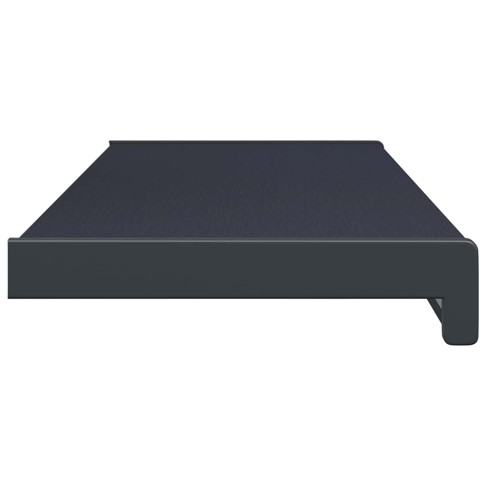 Ablakpárkány antracit fa erezettel 100 x 25 x 4,5 cm pvc