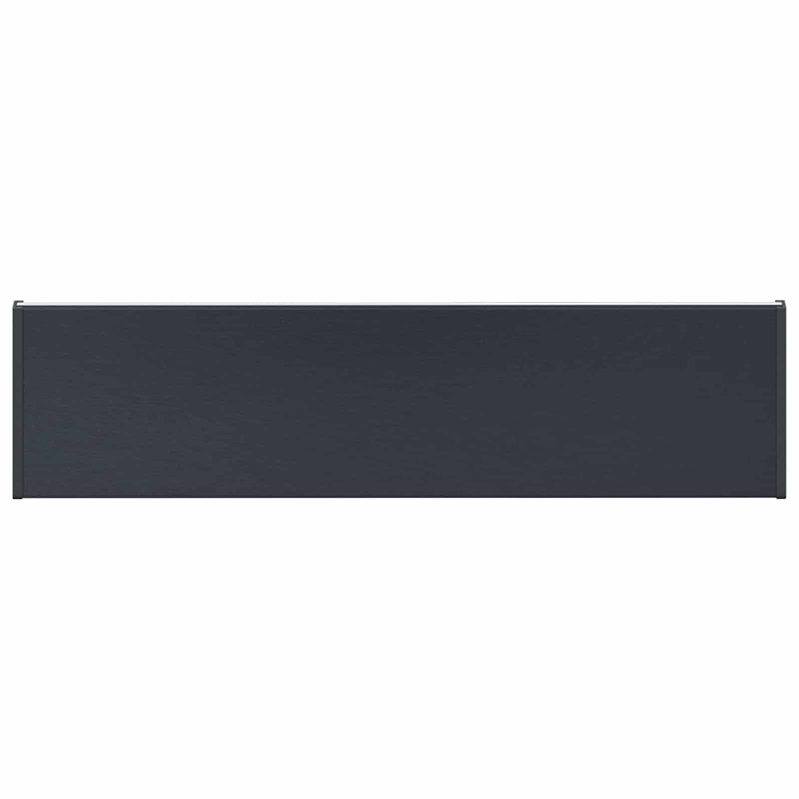 Ablakpárkány antracit fa erezettel 100 x 25 x 4,5 cm pvc