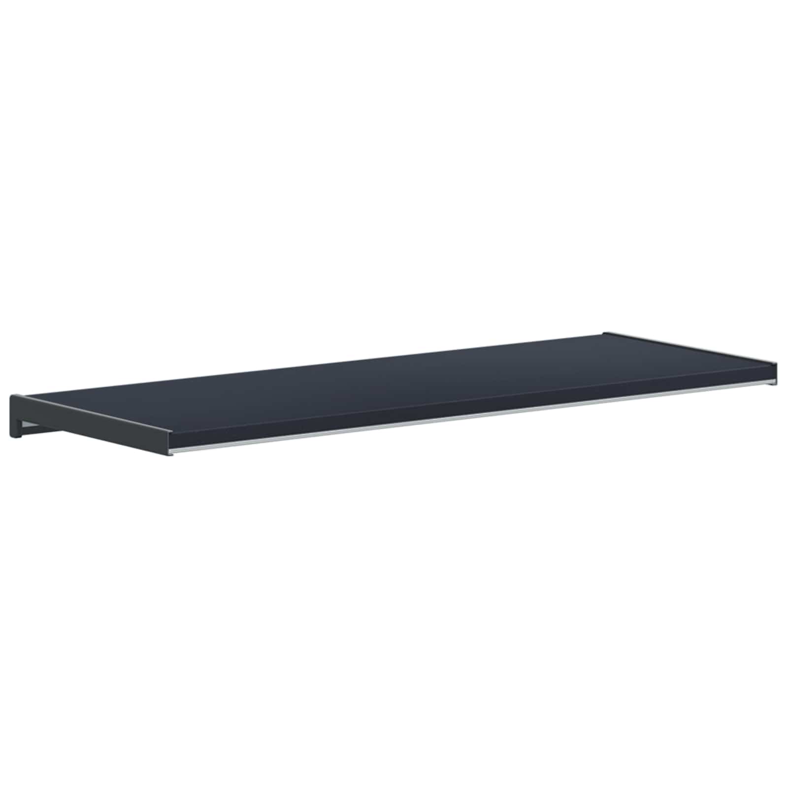 Ablakpárkány antracit fa erezettel 100 x 35 x 4,5 cm pvc