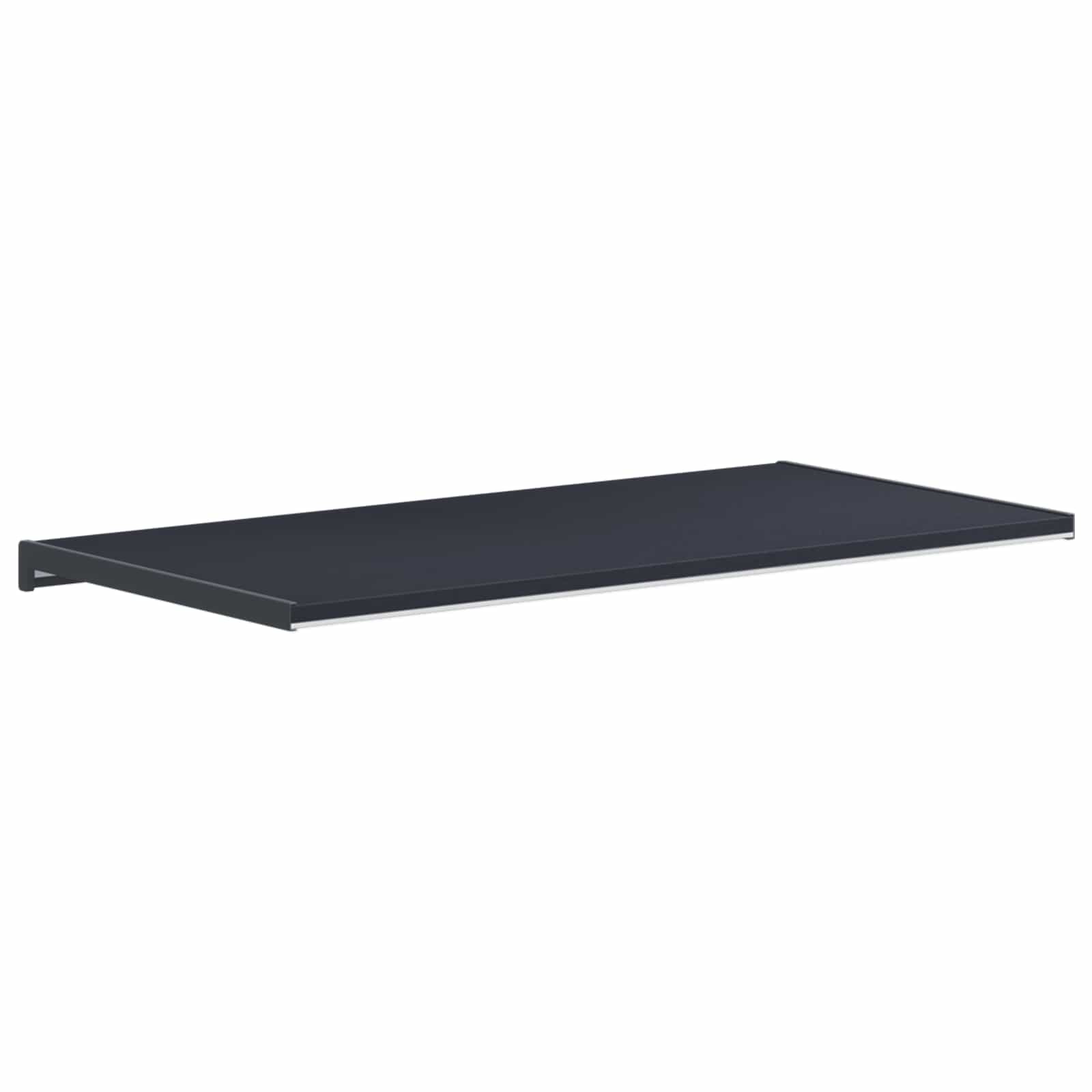 Ablakpárkány antracit fa erezettel 100 x 40 x 4,5 cm pvc