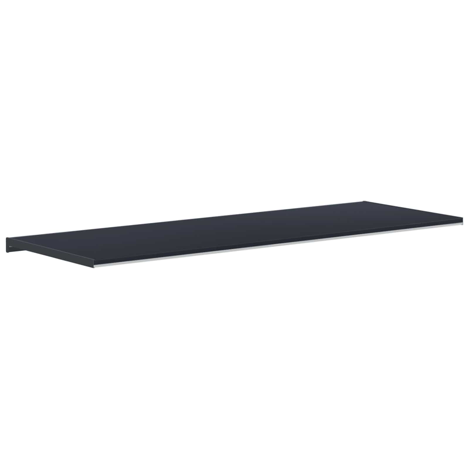 Ablakpárkány antracit fa erezettel 120 x 50 x 4,5 cm pvc