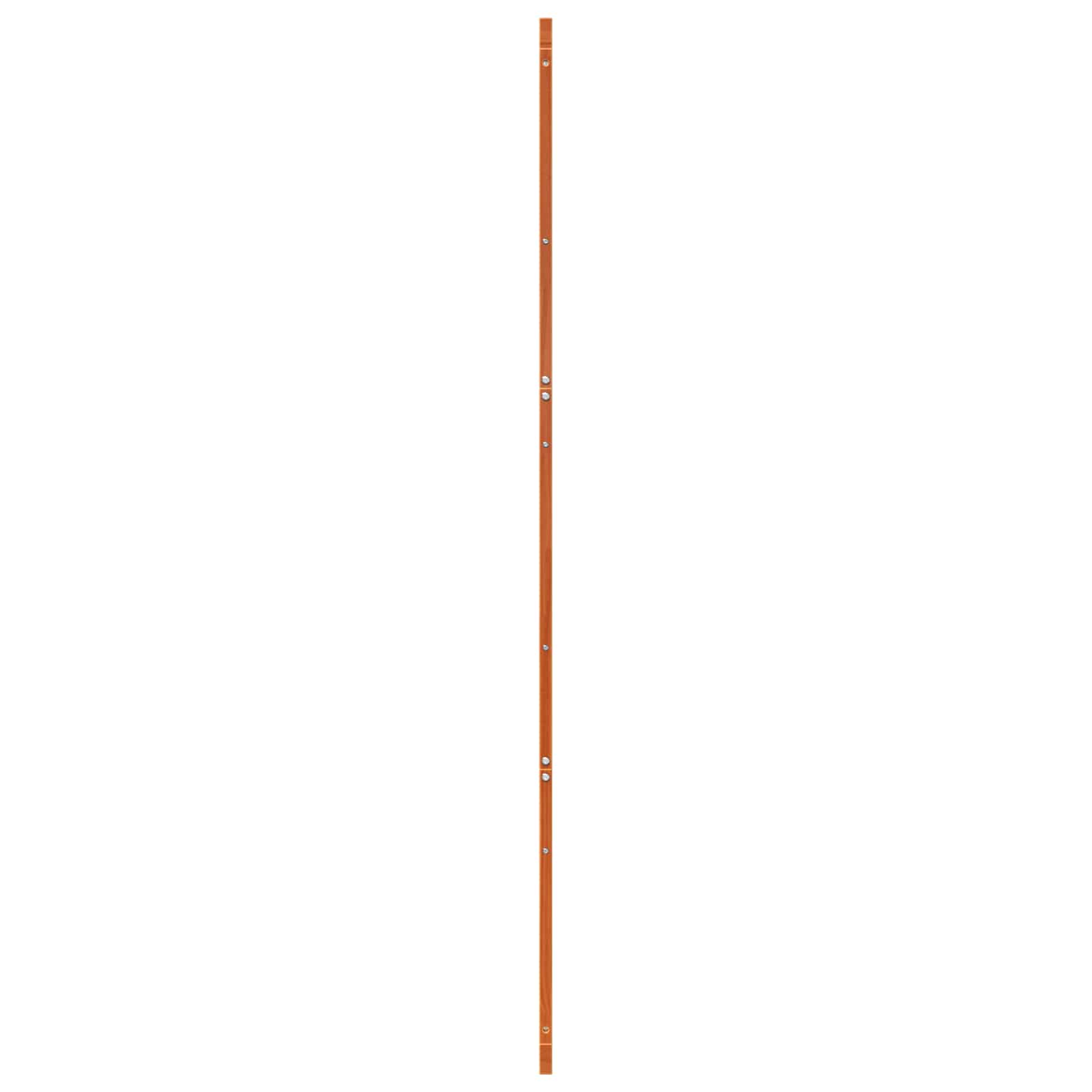 Istállóajtó viaszbarna 80 x 2,5 x 208 cm tömör fenyőfa
