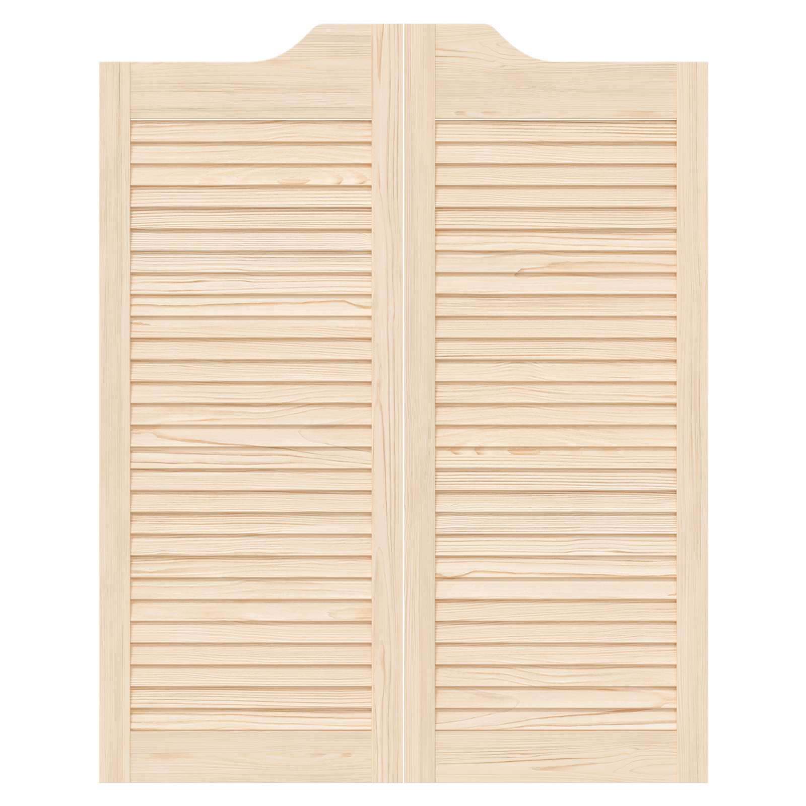 Lengő ajtók természetes 100 x 40 cm tömör fenyőfa