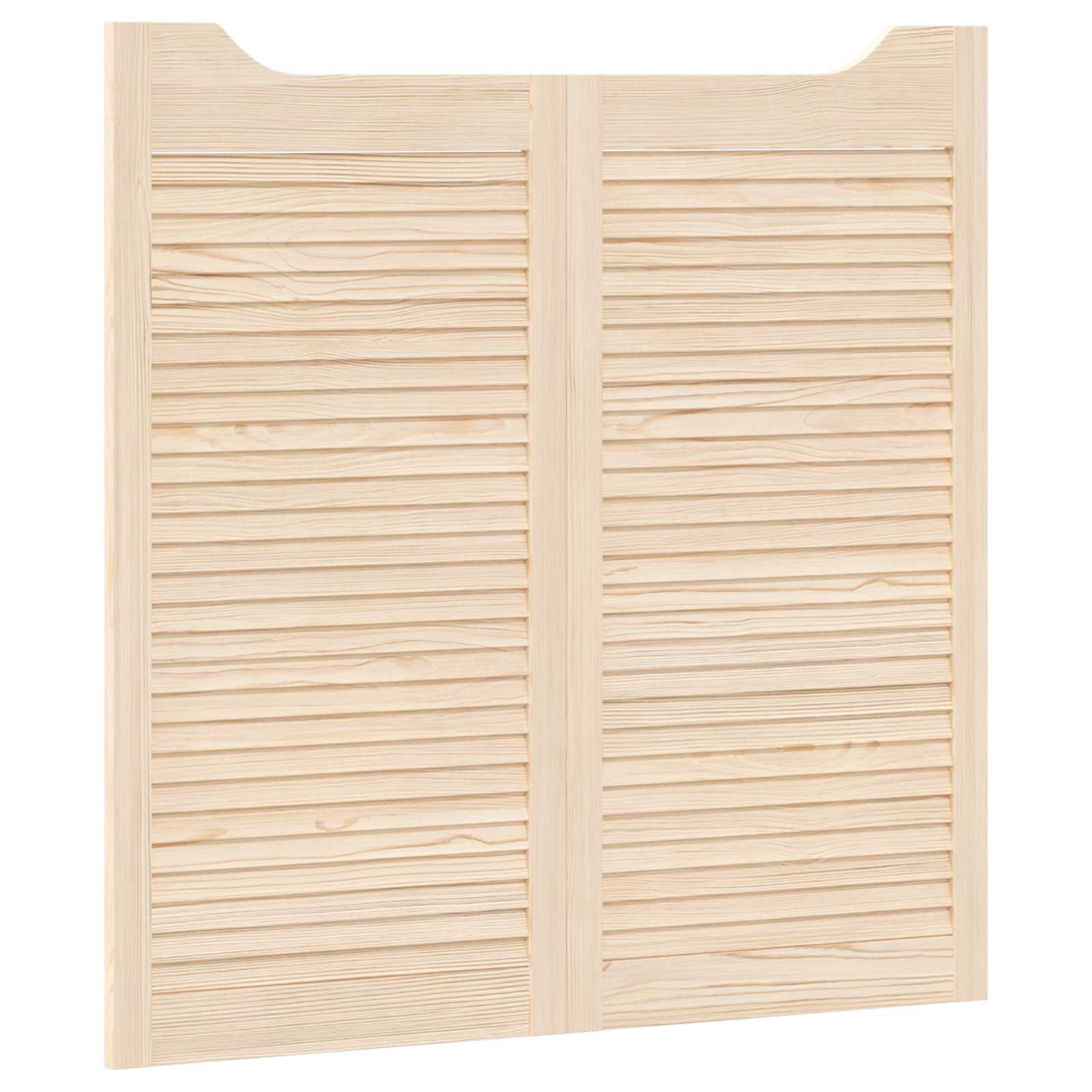 Lengő ajtók természetes 100 x 50 cm tömör fenyőfa