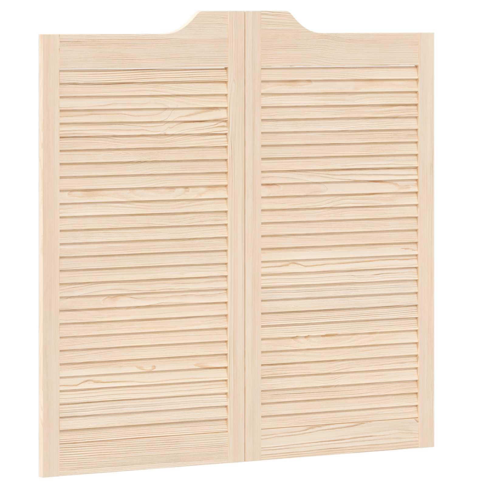Lengő ajtók természetes 100 x 50 cm tömör fenyőfa