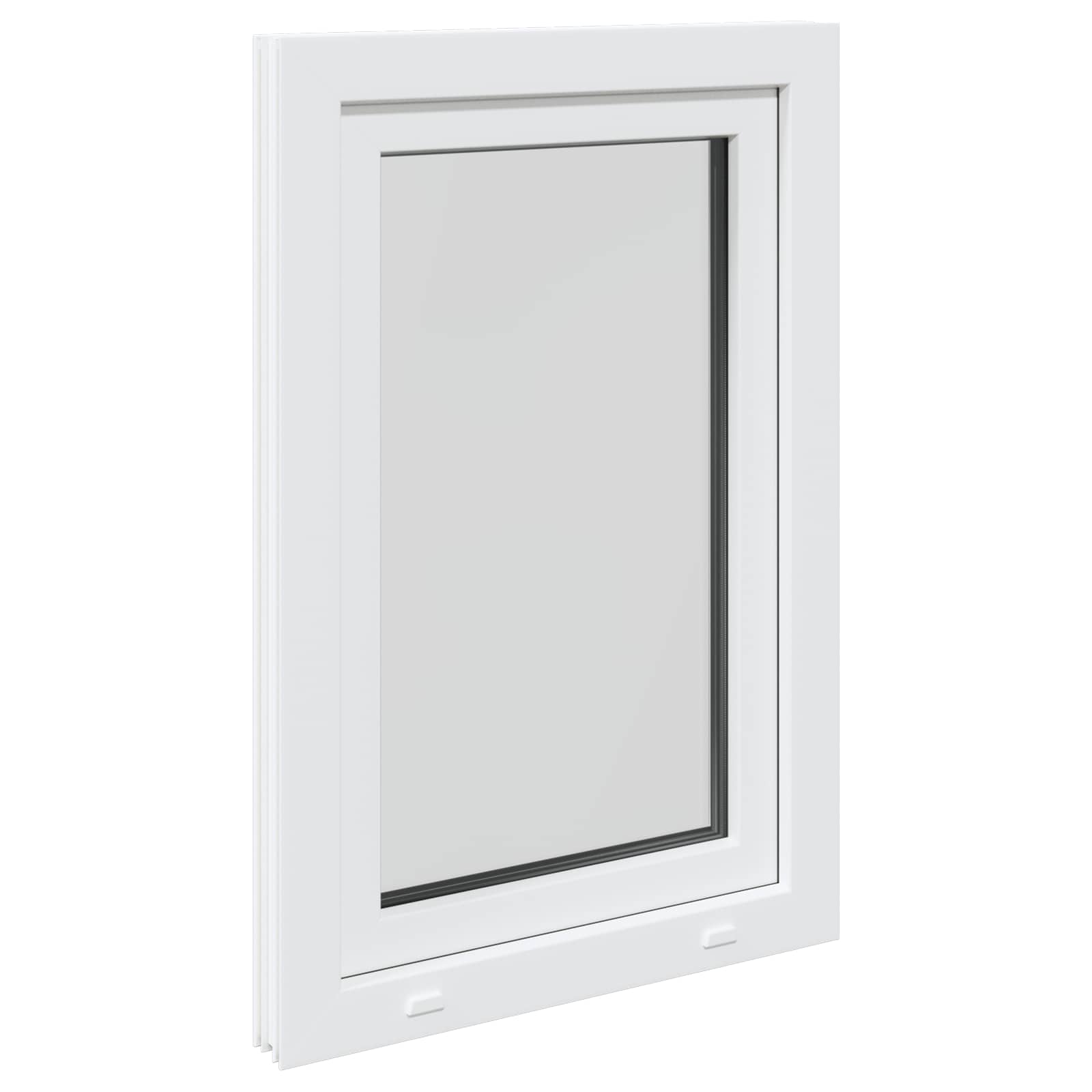Pinceablak risor fehér 60 x 100 cm pvc és üveg