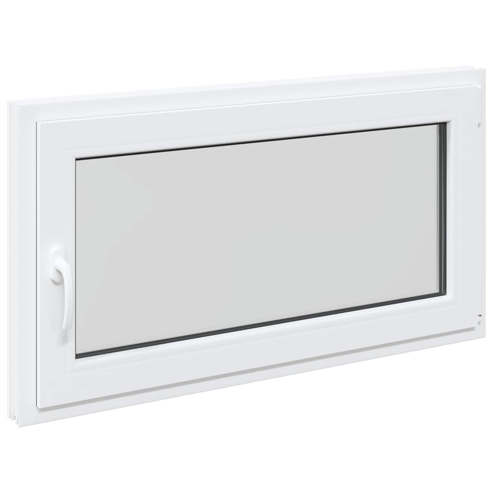 Pinceablak risor fehér 110 x 70 cm pvc és üveg