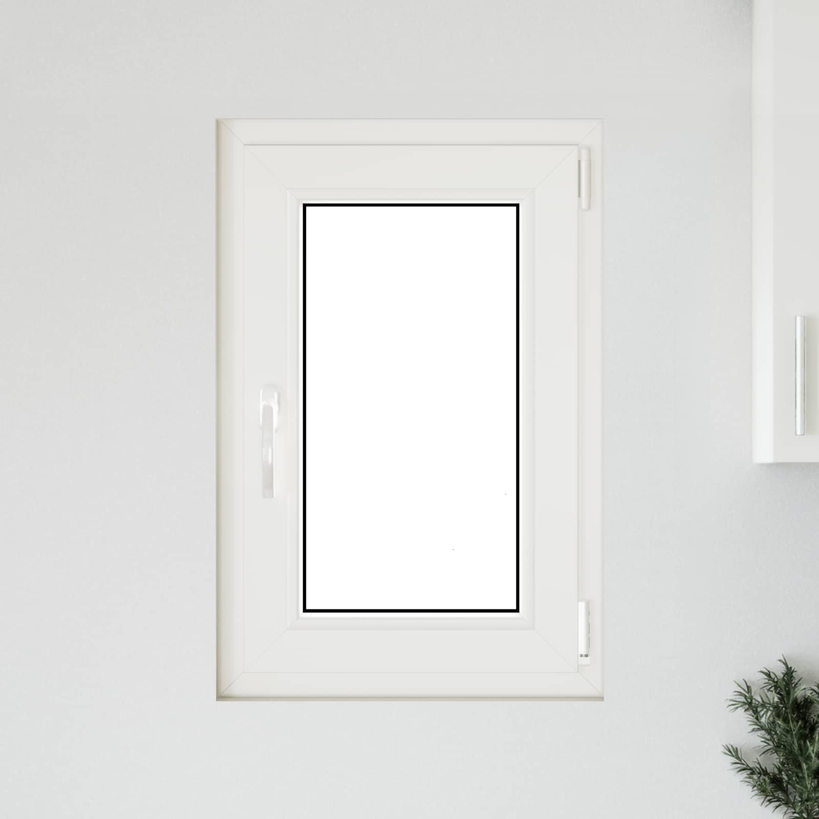 Pinceablak risor antracit 50 x 75 cm pvc és üveg