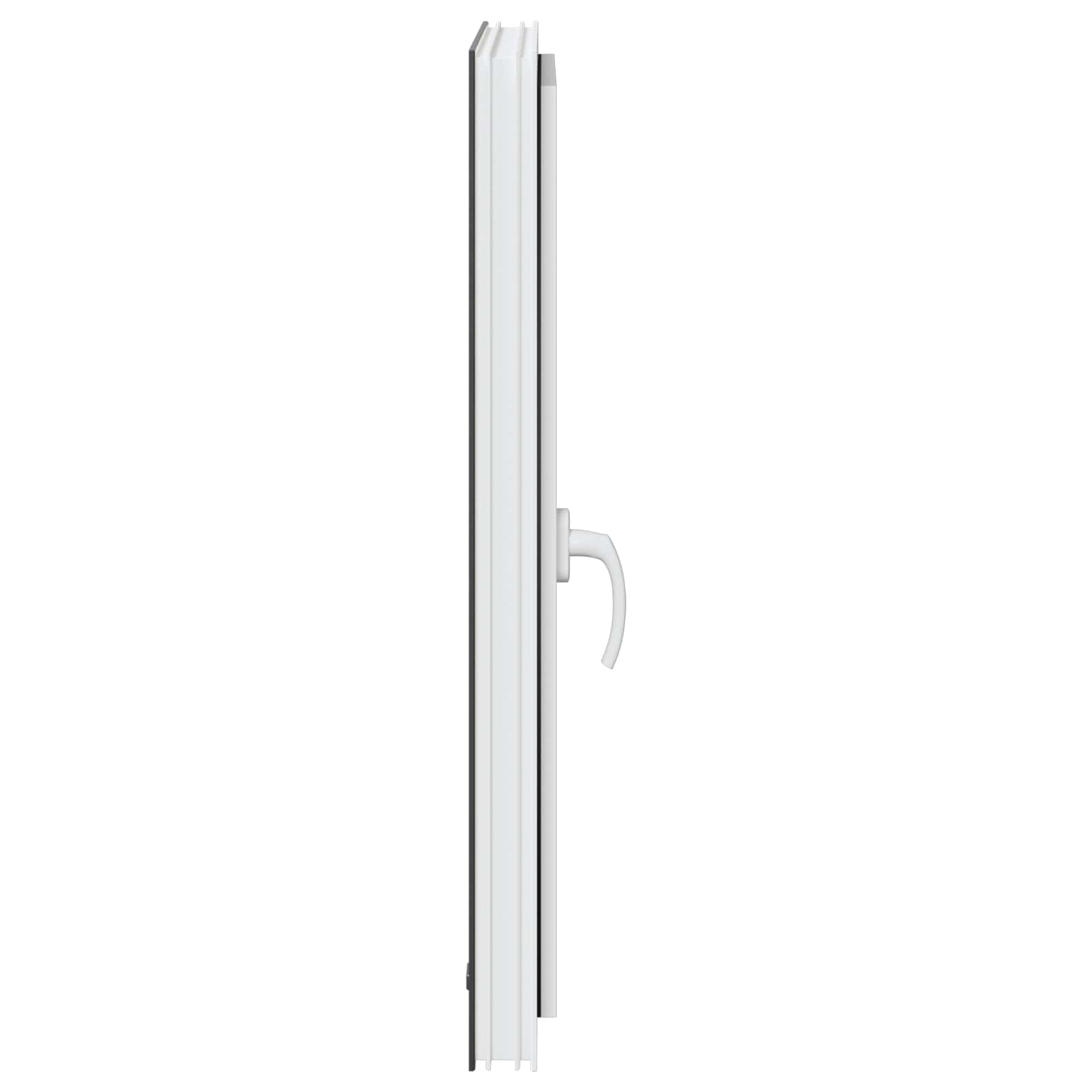 Pinceablak risor 60 x 80 cm pvc és üveg antracitszürke