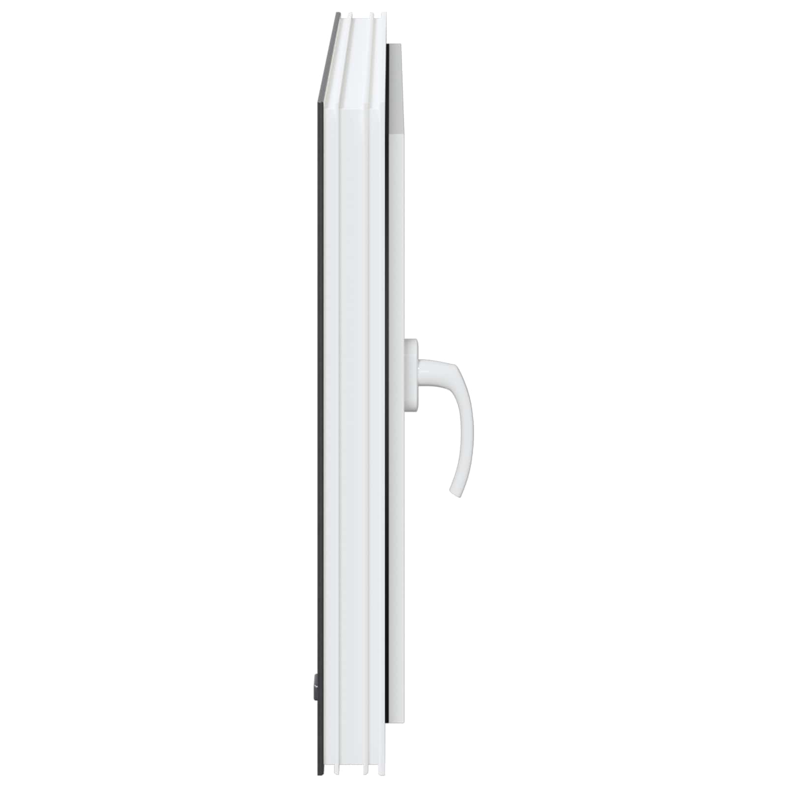 Pinceablak risor antracit 80 x 50 cm pvc és üveg