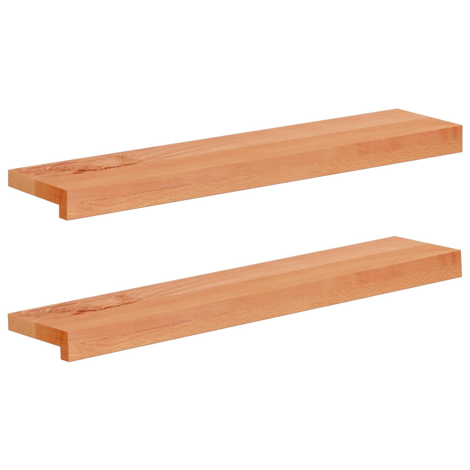 Ablakpárkányok 2 db lakkozott 80x 15 x 2 cm tömör bükkfa