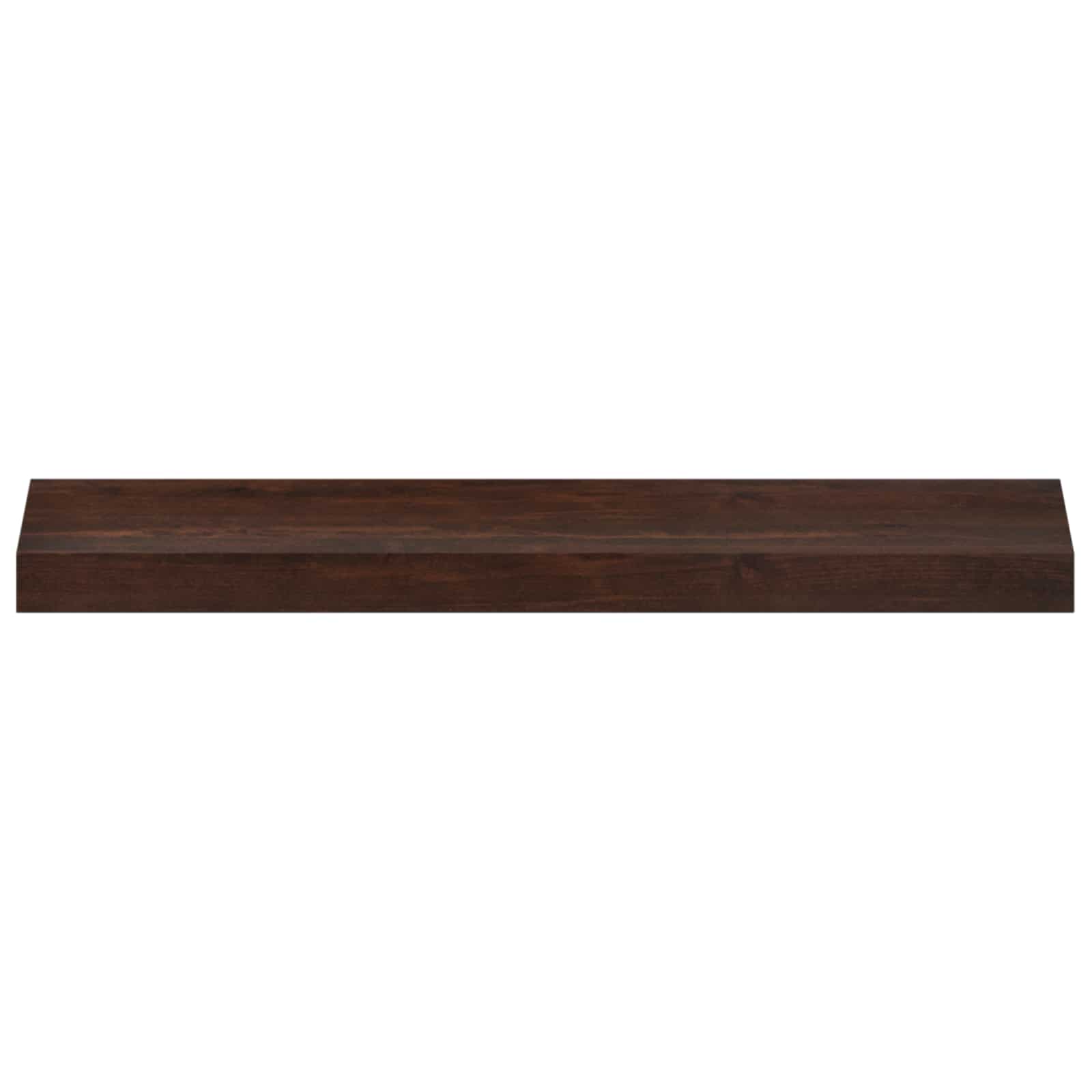 Ablakpárkányok 2 db sötét barna 80x 15 x 2 cm tömör bükkfa