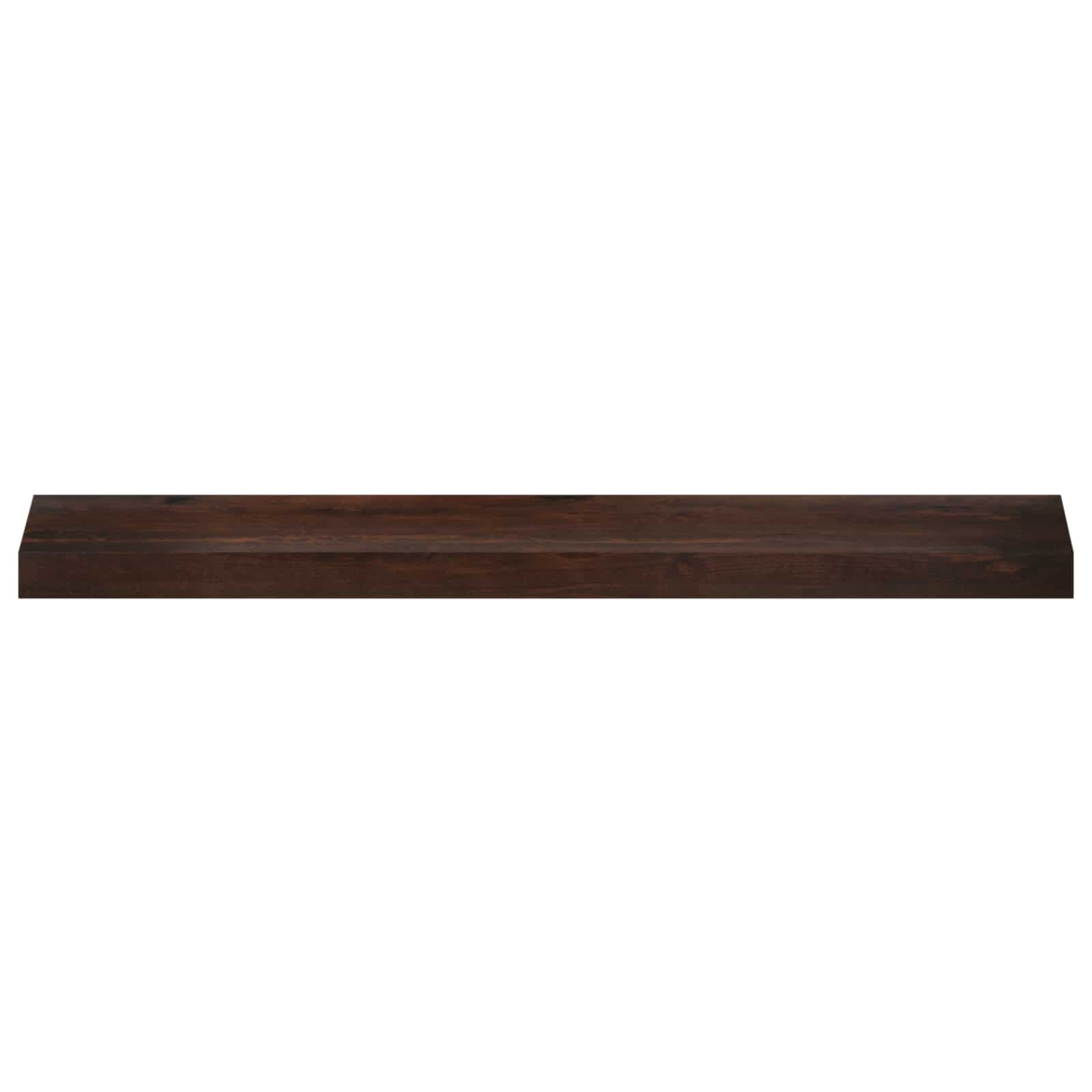 Ablakpárkányok 2 db sötét barna 90 x 15 x 2 cm tömör bükkfa