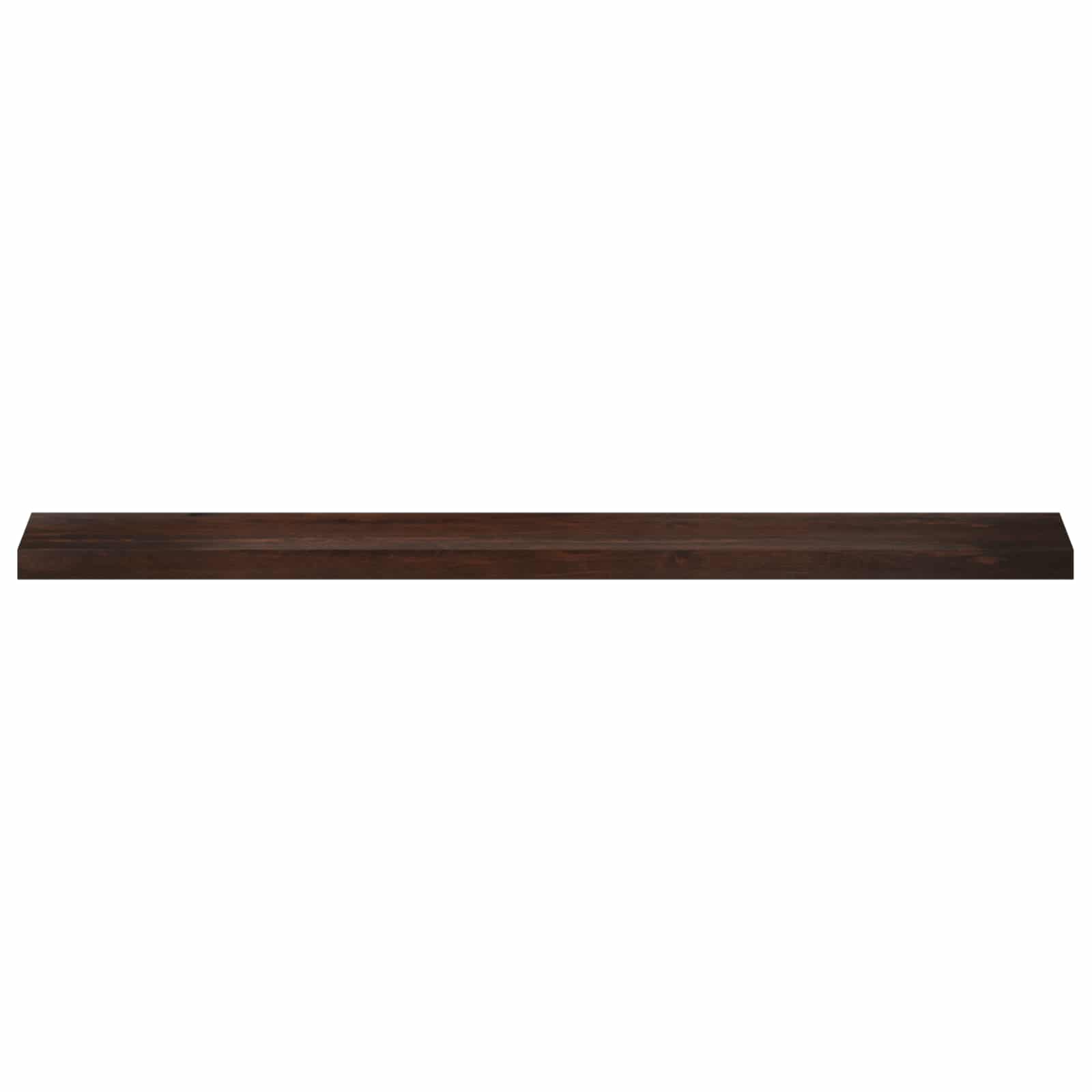 Ablakpárkányok 2 db sötét barna 140 x 15 x 2 cm tömör bükkfa