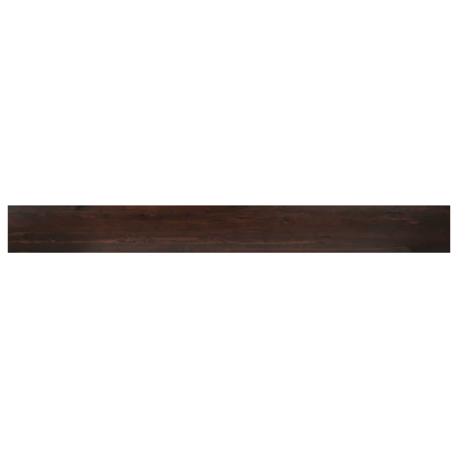 Ablakpárkányok 2 db sötét barna 140 x 15 x 2 cm tömör bükkfa