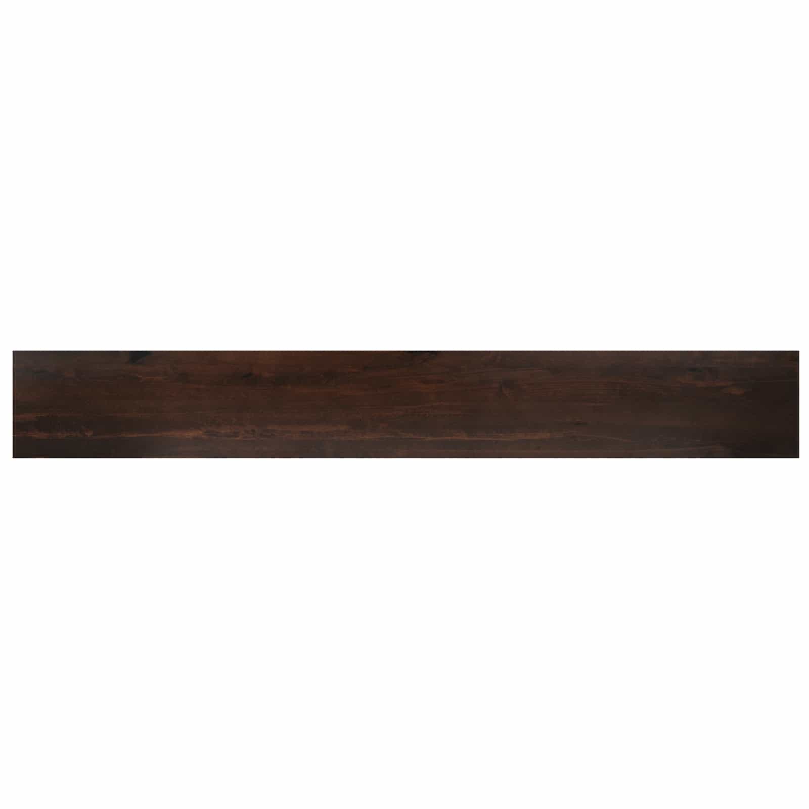 Ablakpárkányok 2 db sötét barna 120 x 20 x 2 cm tömör bükkfa
