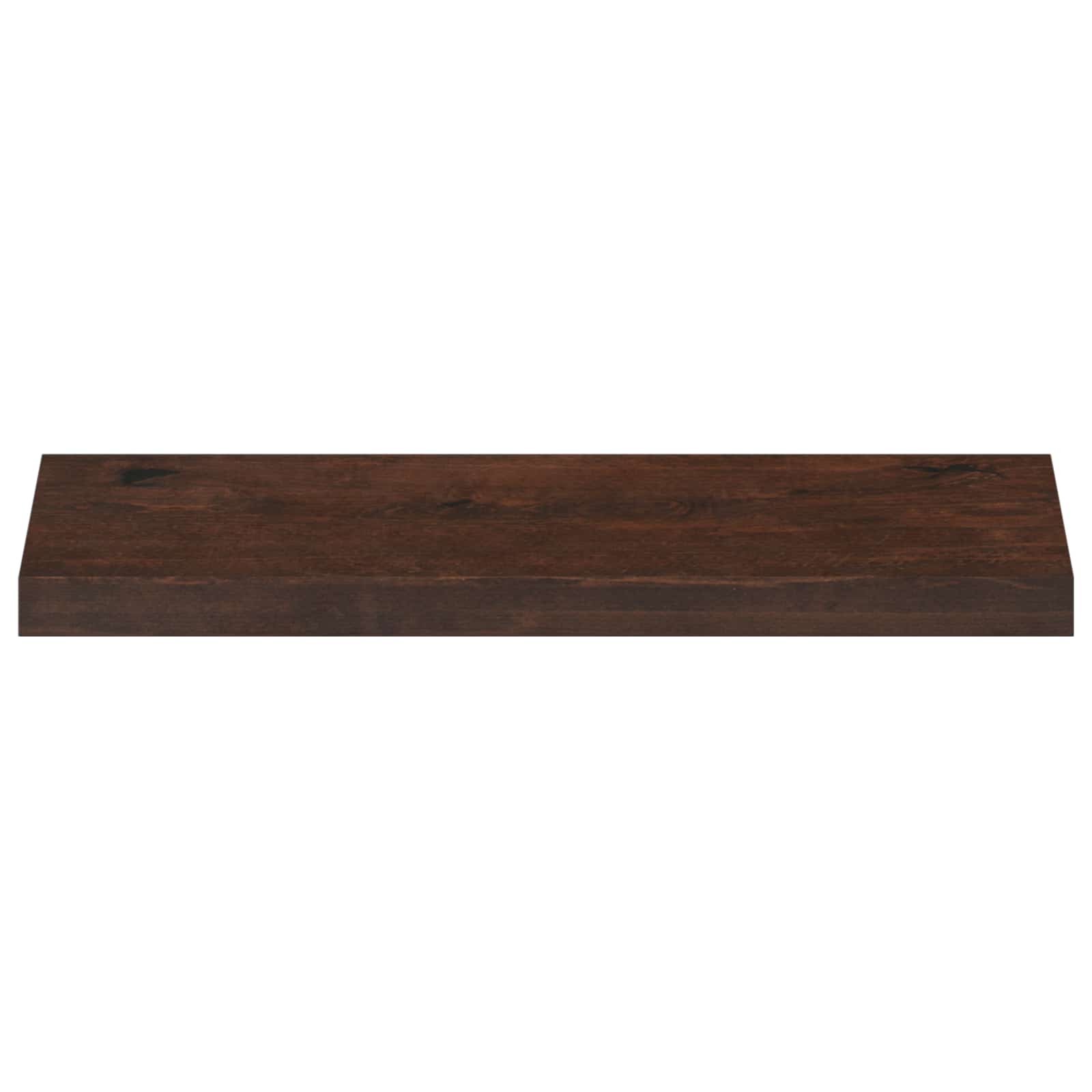 Ablakpárkányok 2 db sötét barna 80x 25 x 2 cm tömör bükkfa