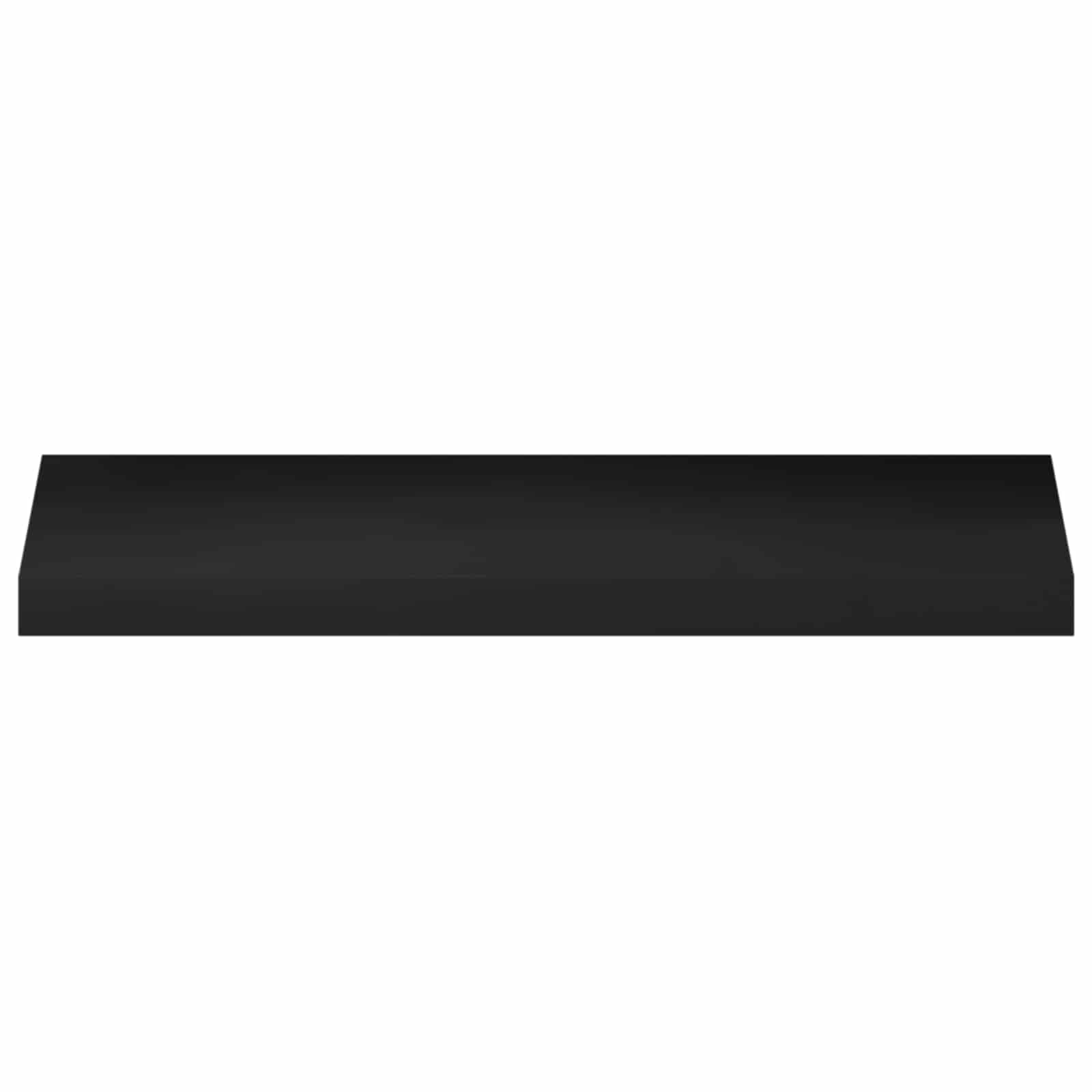 Ablakpárkányok 2 db fekete 70 x 30 x 2 cm tömör bükkfa