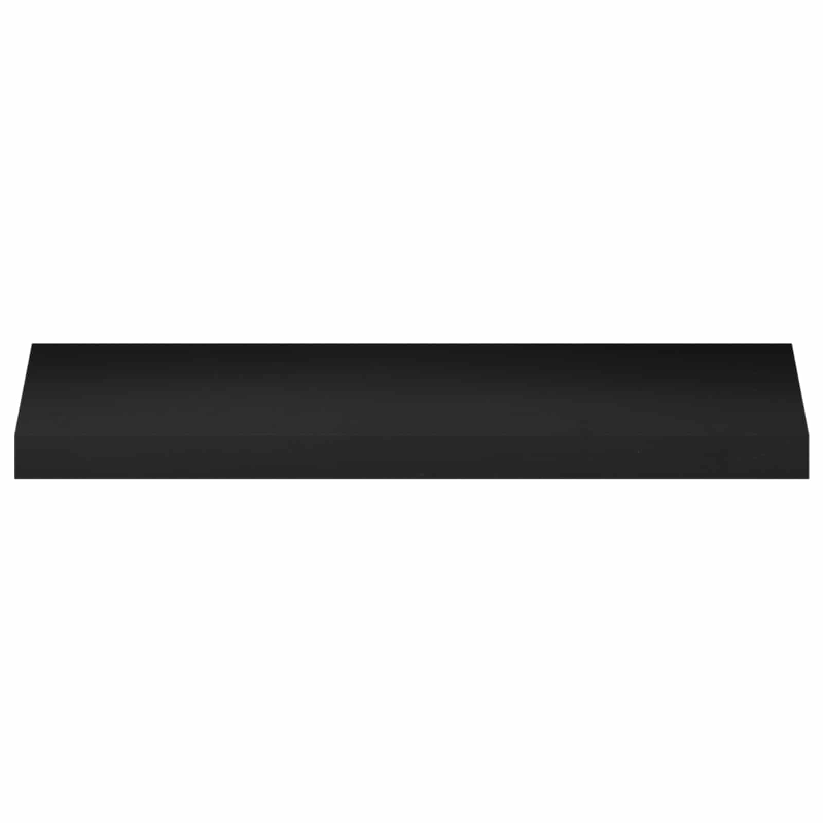 Ablakpárkányok 2 db fekete 90 x 30 x 2 cm tömör bükkfa