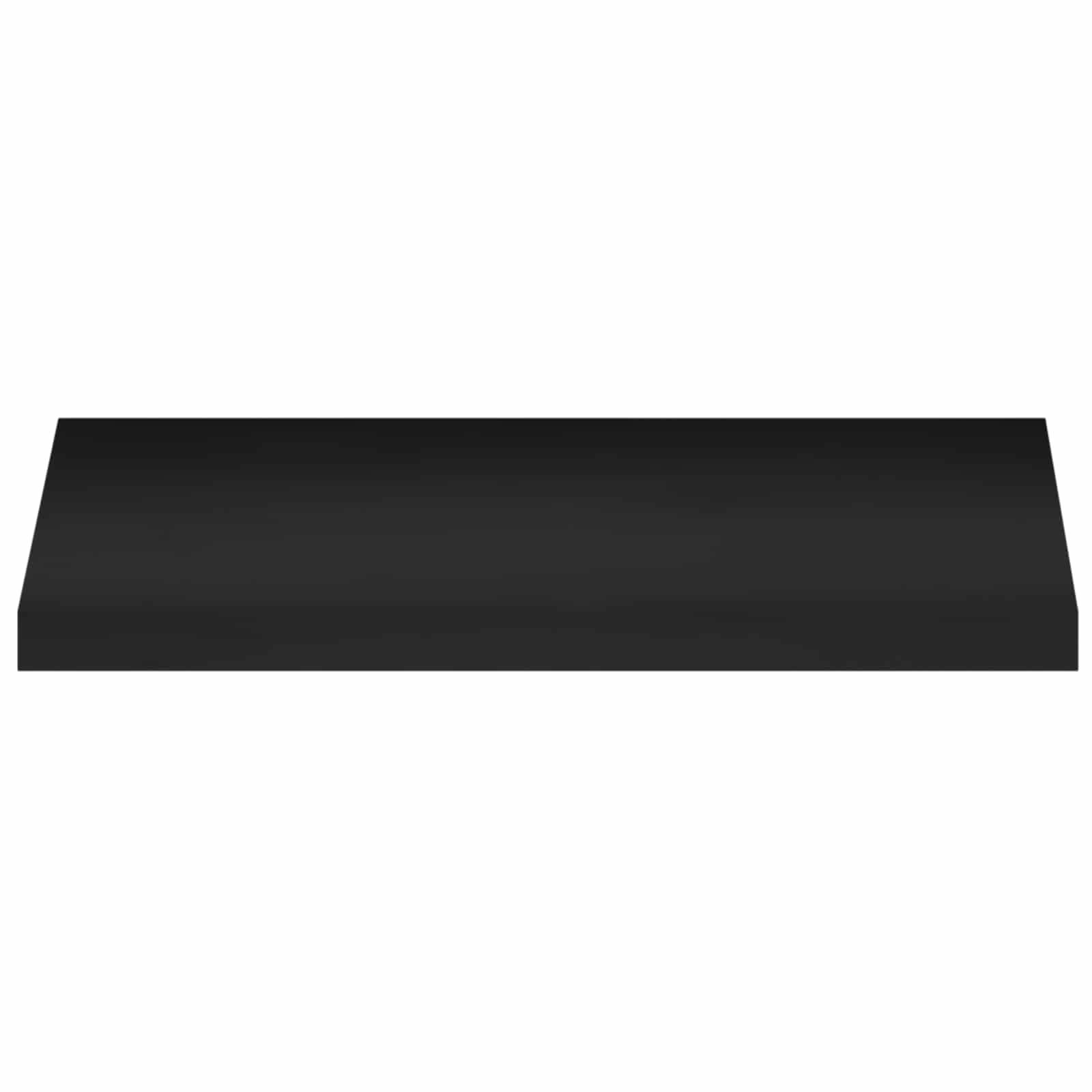Ablakpárkányok 2 db fekete 70 x 40 x 2 cm tömör bükkfa