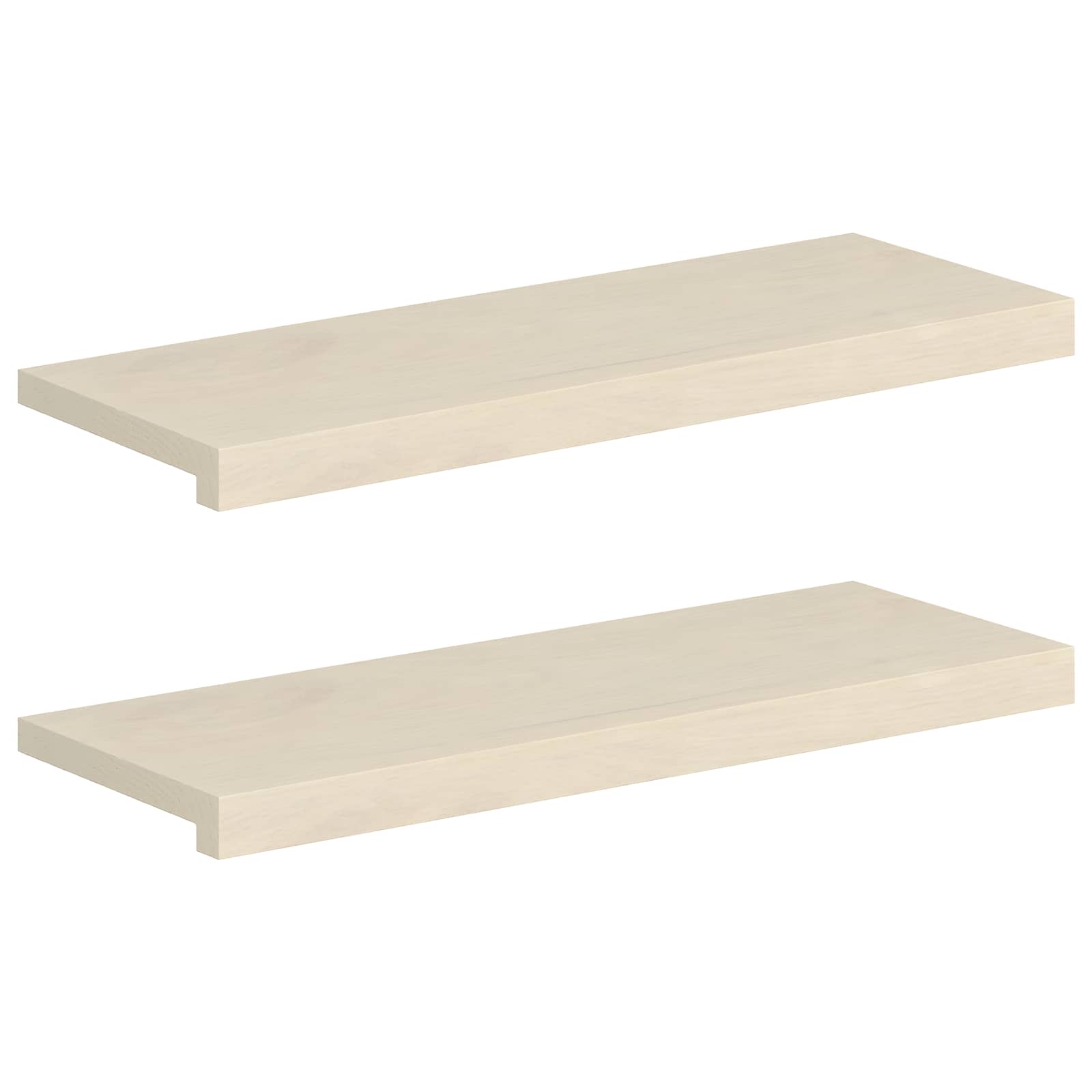 Ablakpárkányok 2 db fehér 70 x 30 x 2 cm tömör tölgyfa