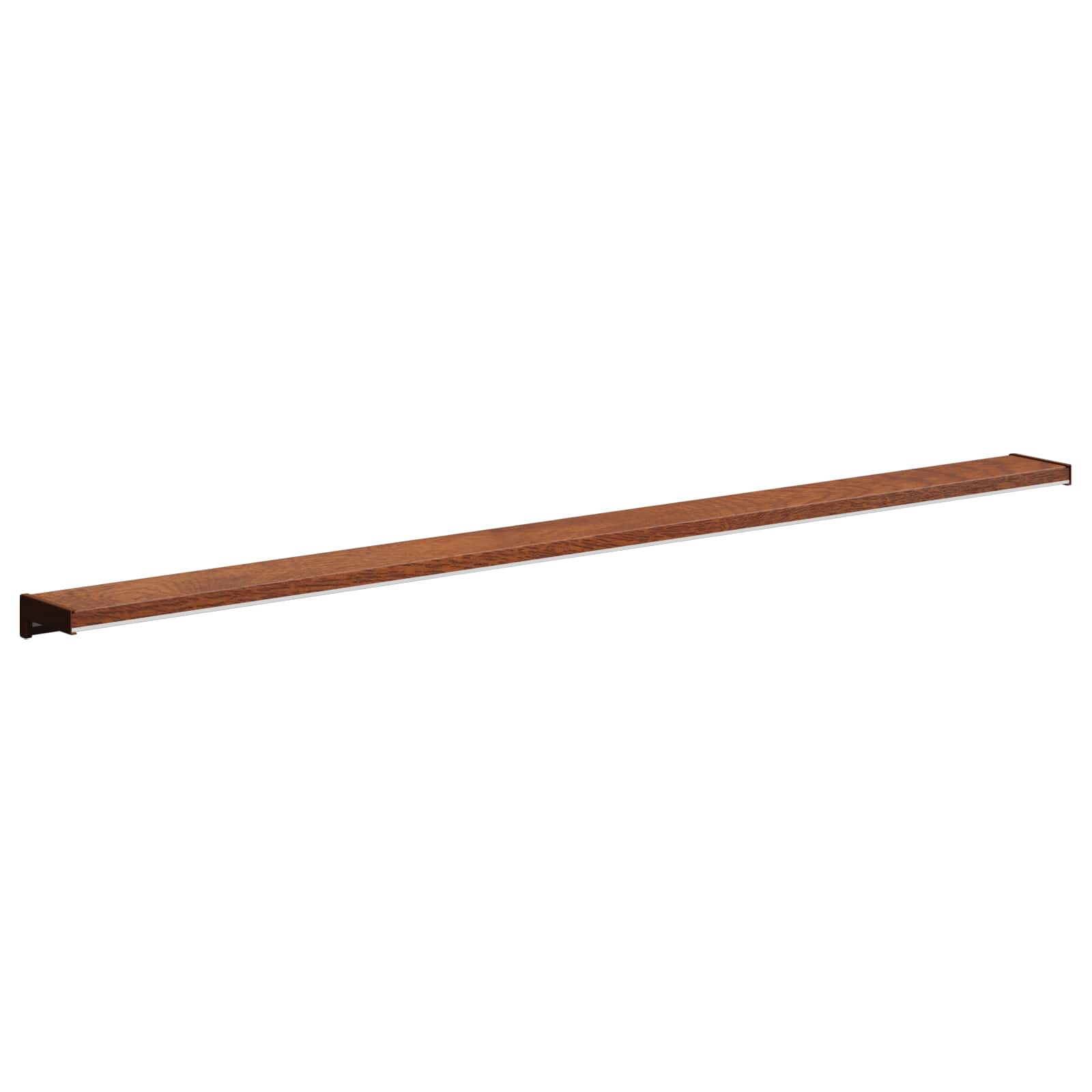 Ablakpárkány barna fa 160 x 10 x 4,5 cm pvc
