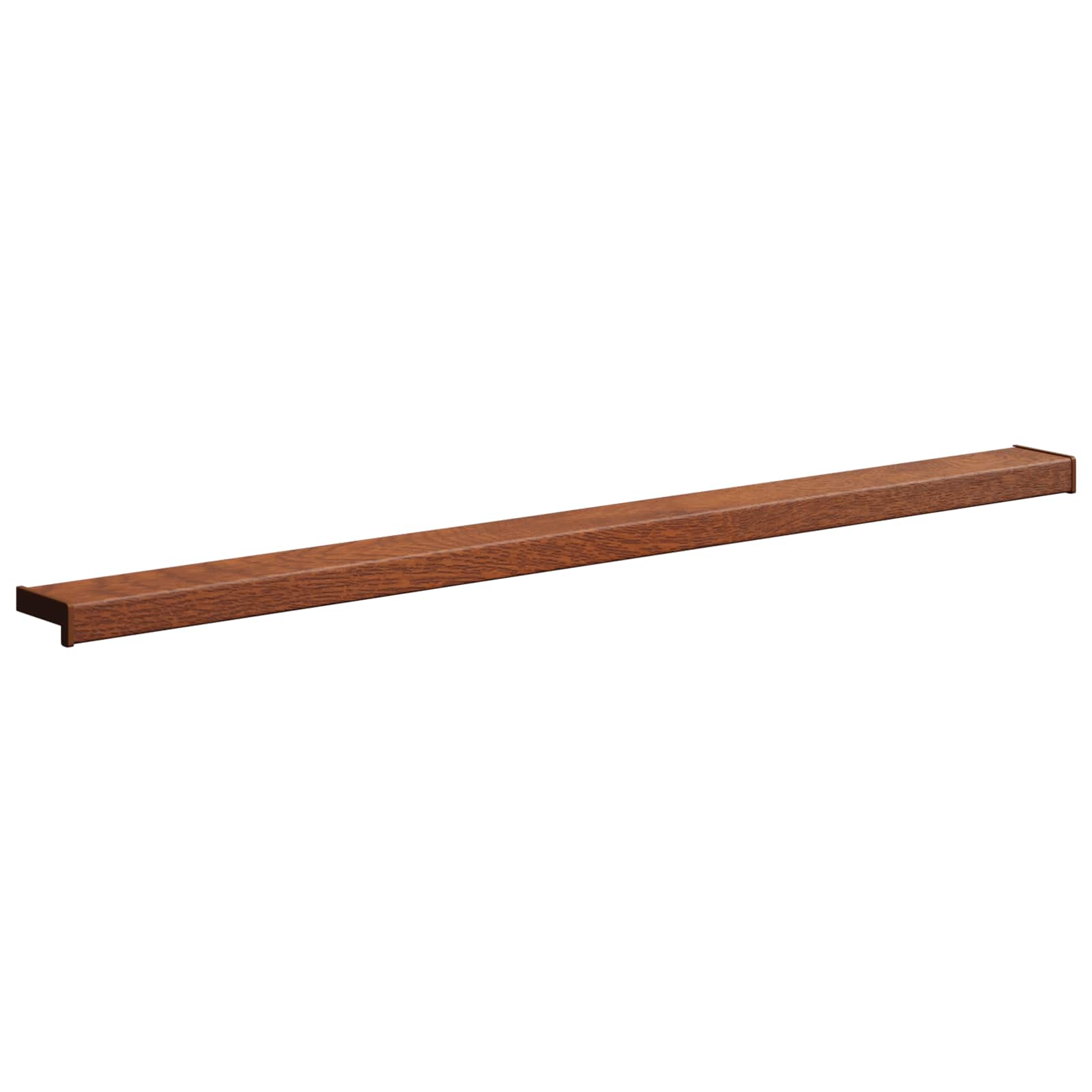 Ablakpárkány barna fa 160 x 10 x 4,5 cm pvc