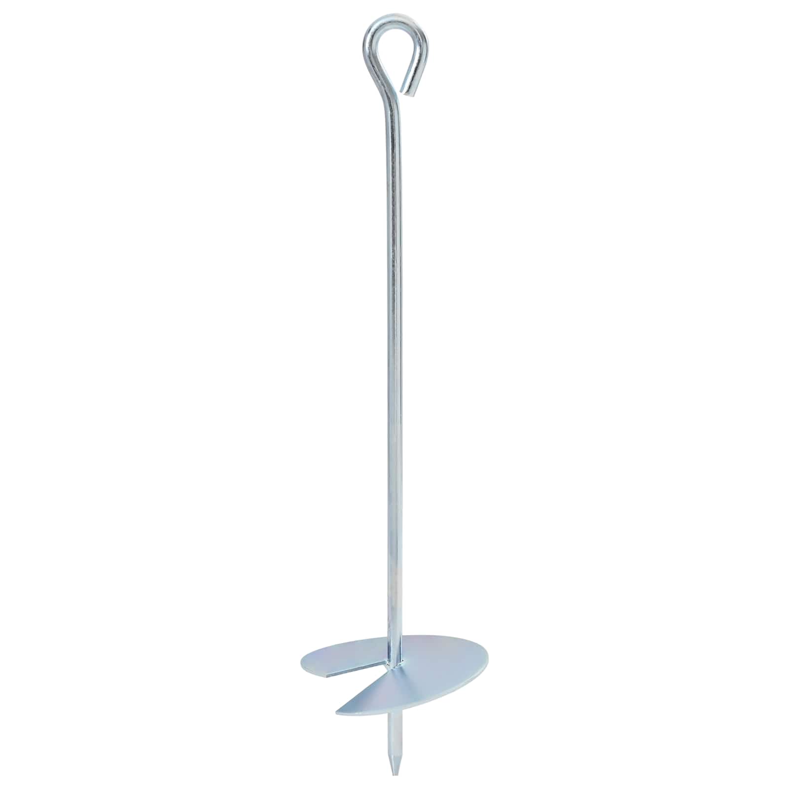 Földi horgony 4 pcs ezüst ø10 x 40 cm galvanizált fém