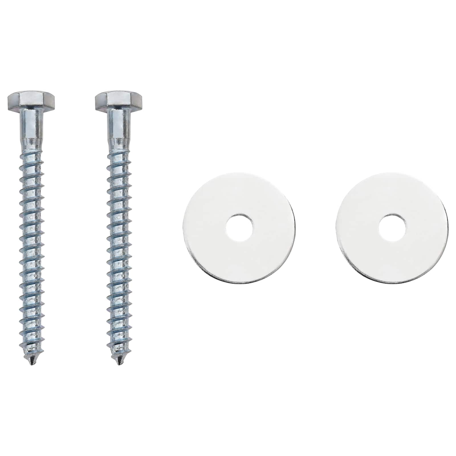 Földi horgony 2 pcs ezüst ø10 x 50 cm galvanizált fém