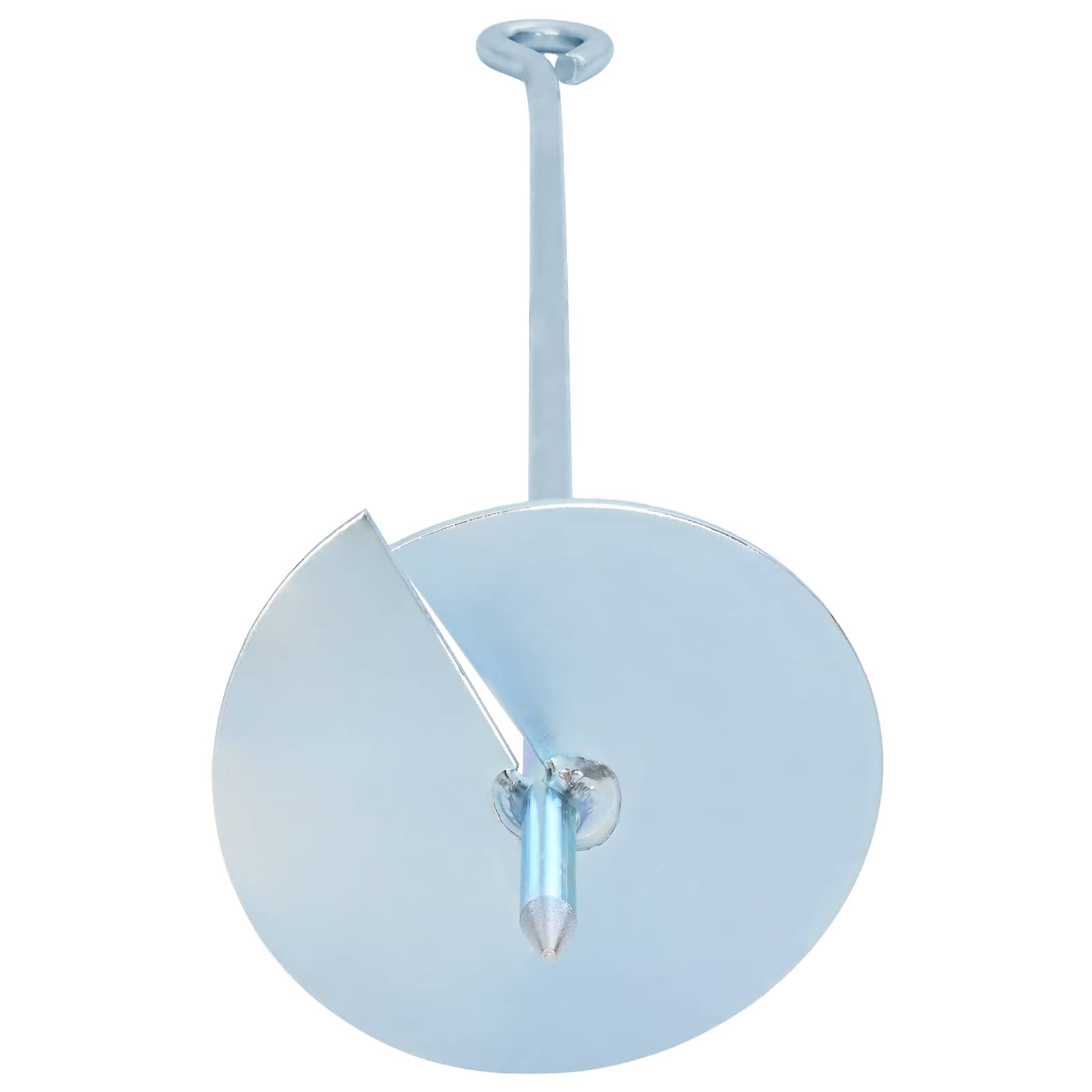 Földi horgony 2 pcs ezüst ø10 x 60 cm galvanizált fém