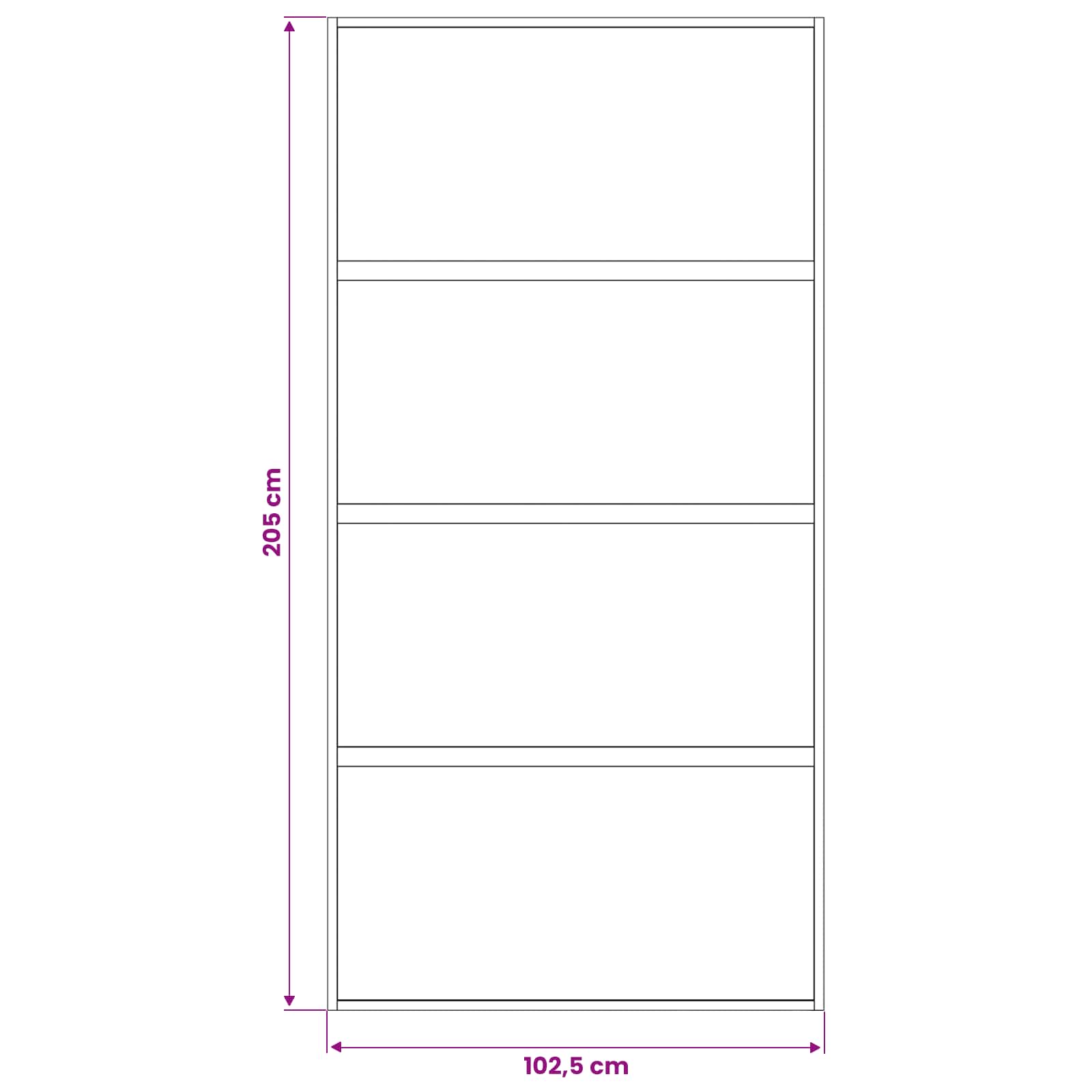 Csúszó ajtó 102.5 x 205 cm edzett üveg és alumínium