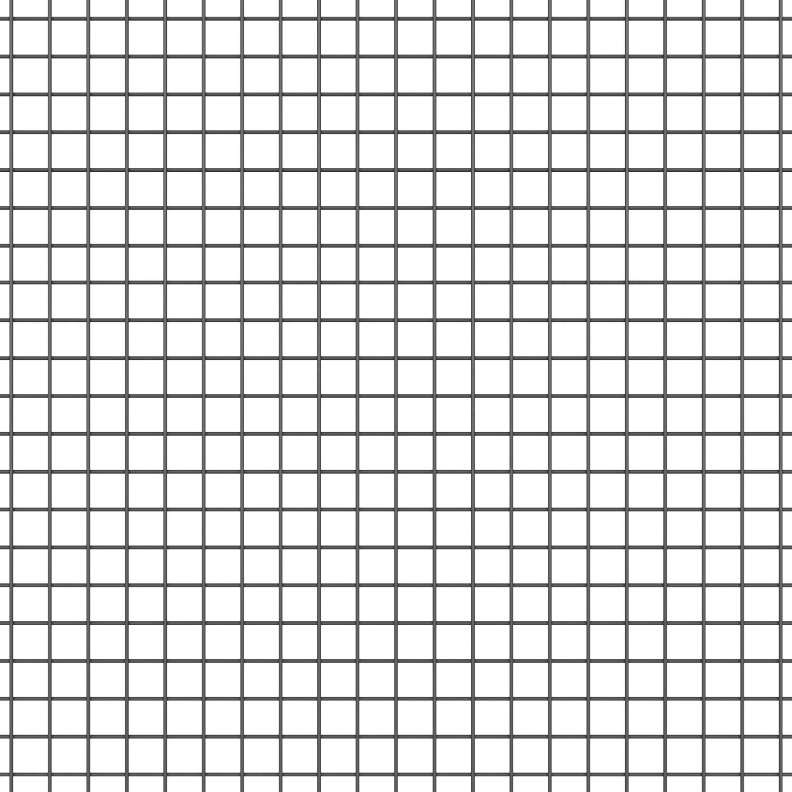 Csirkeháló kerítés szett 2 db szürke fém, műanyag 25 x 0.5 m