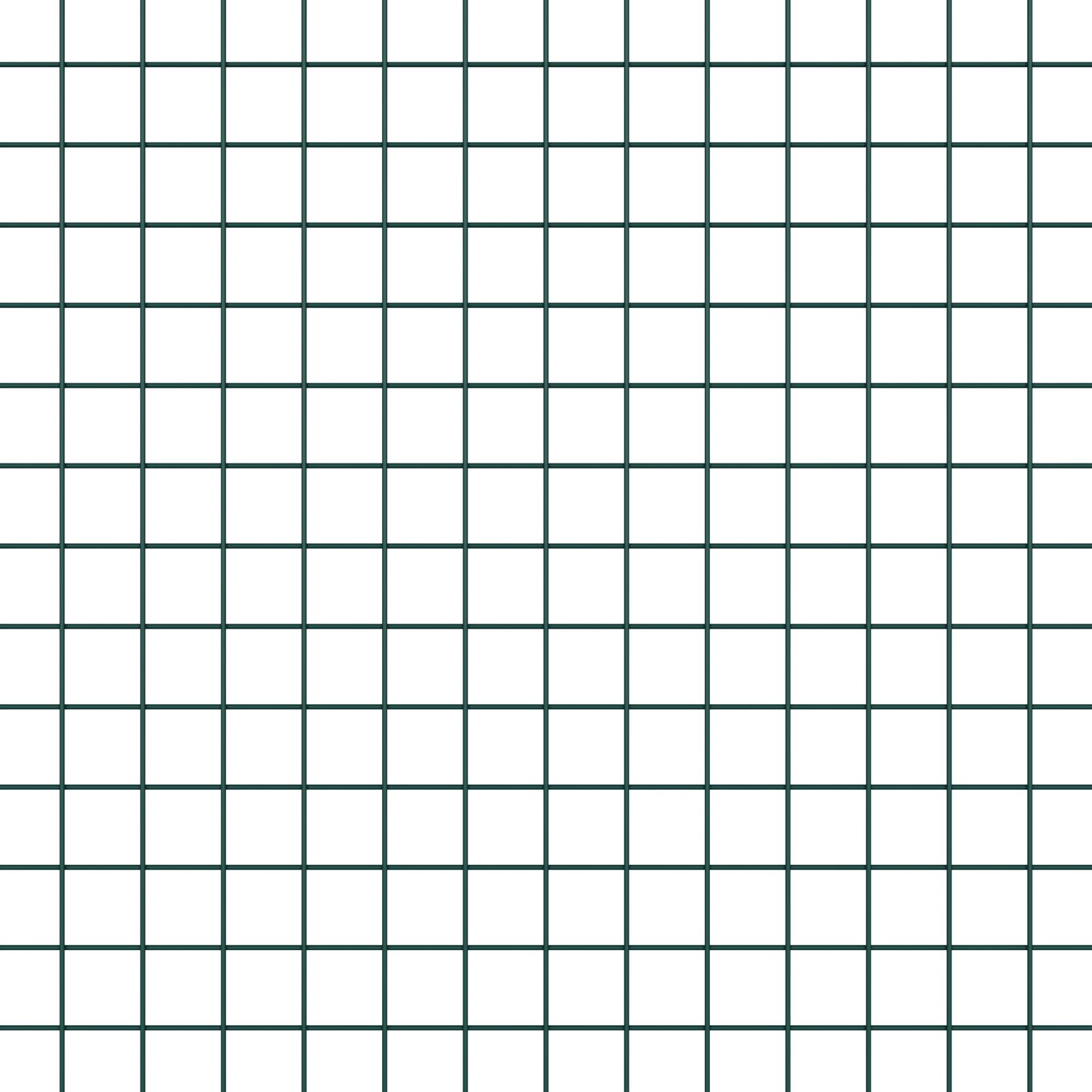 Zöld pvc bevonatos kerítésoszlop csomag 2 db 25 x 0.5 m tartós