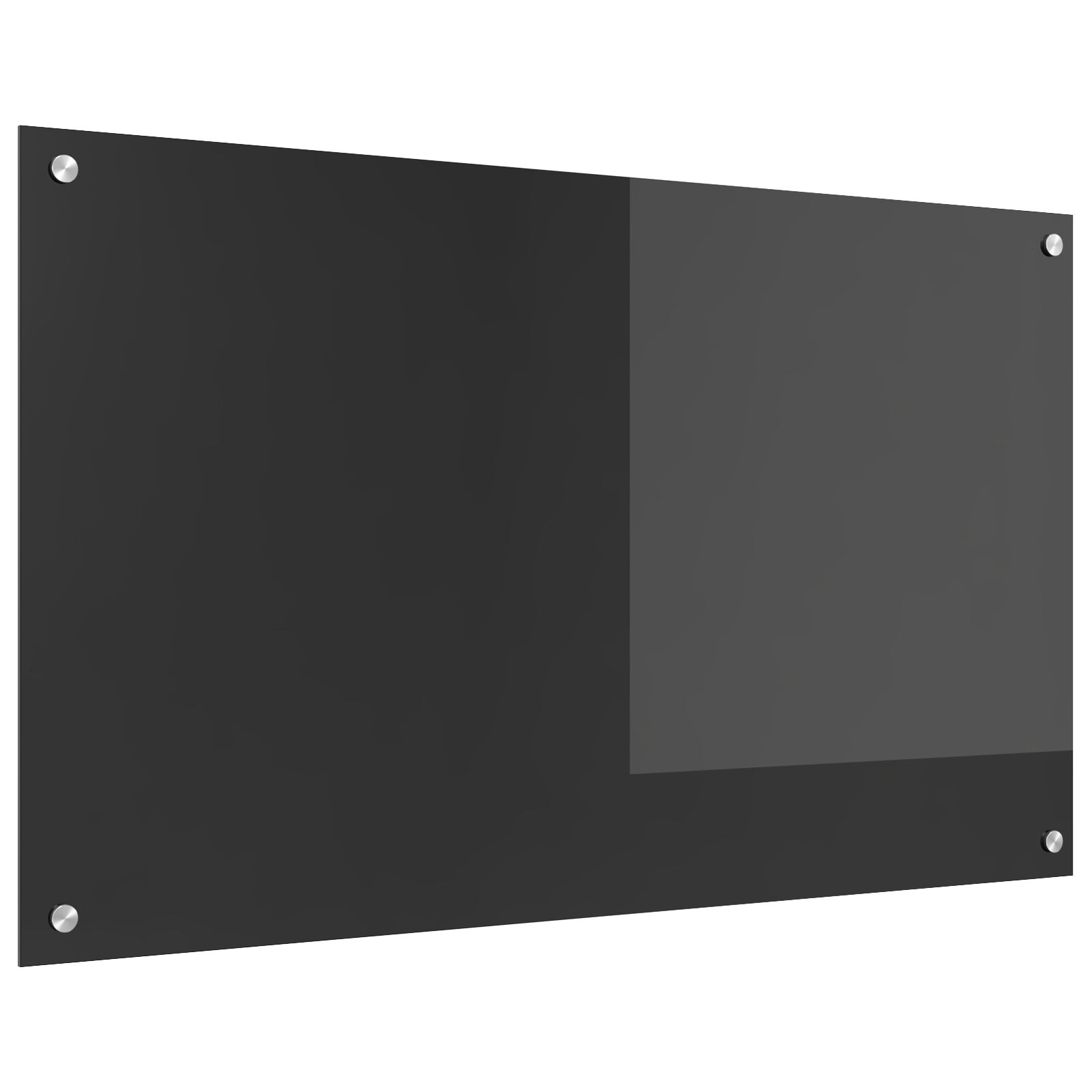 Konyhai hátfal sötétszürke 100x60x0,6 cm edzett üveg