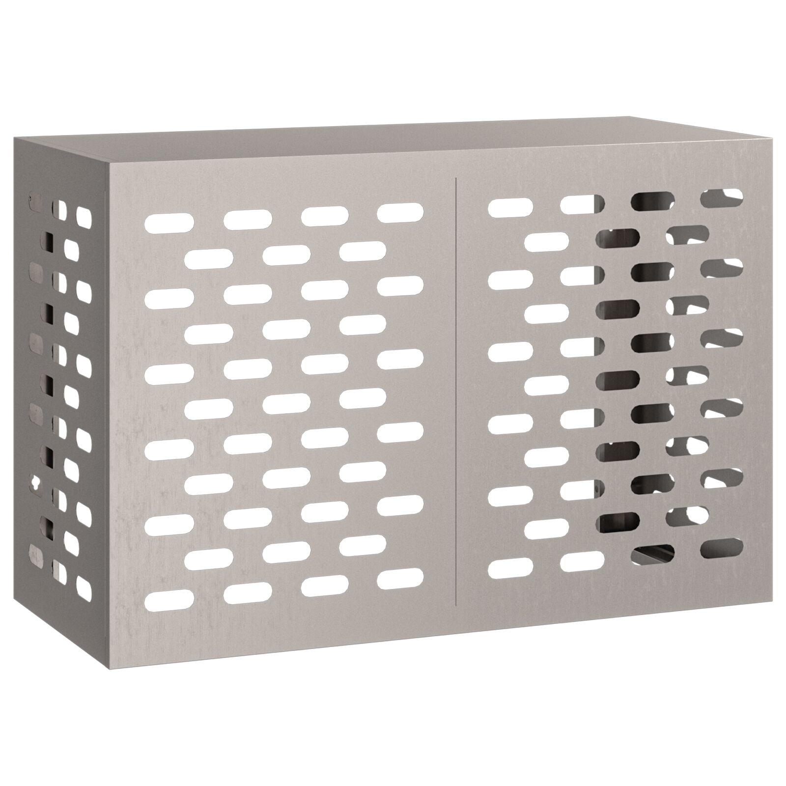 Légkondicionáló fedél 90x40x60 cm időjárásálló acél