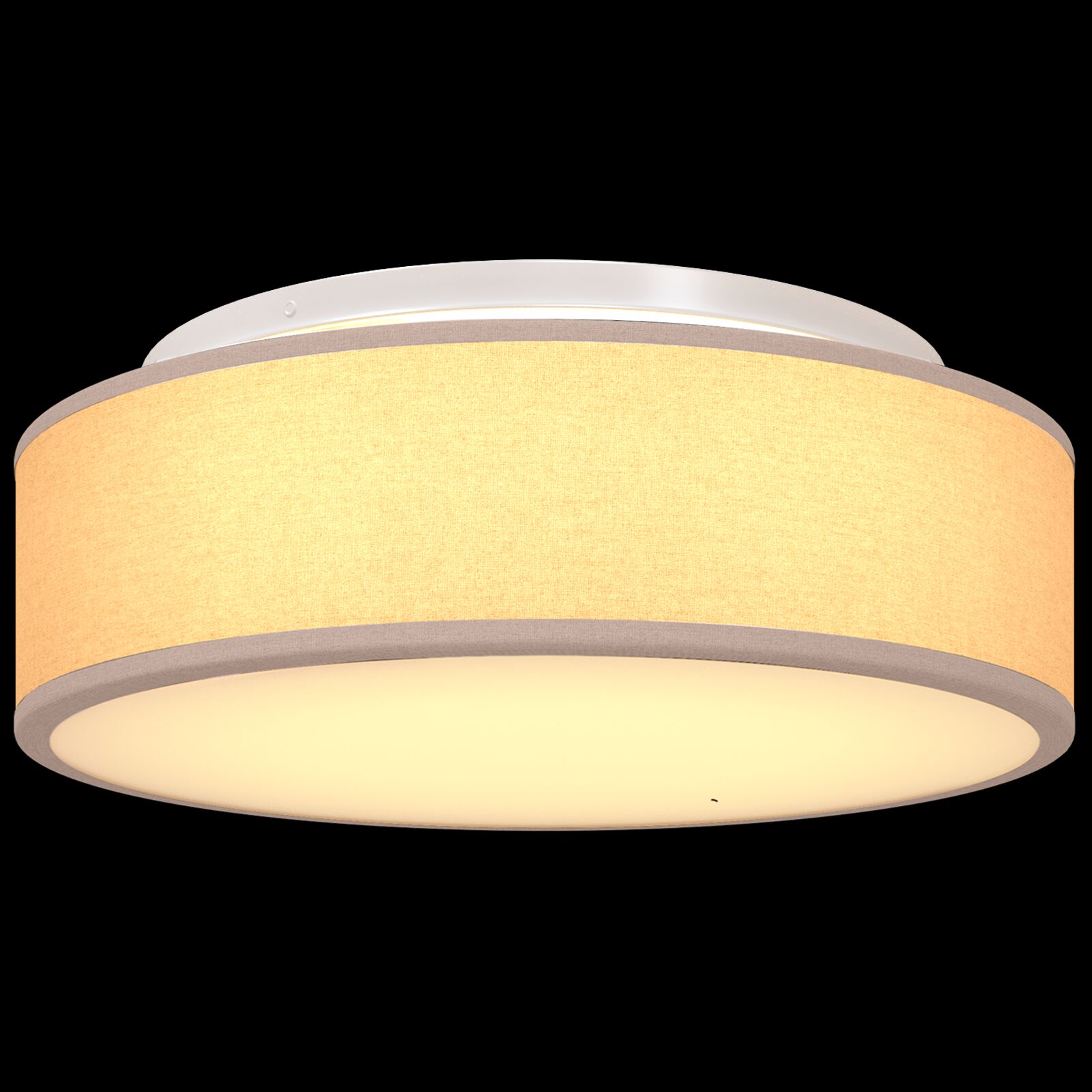 Mennyezeti lámpák süllyesztett taupe ø 38 cm szövet e27